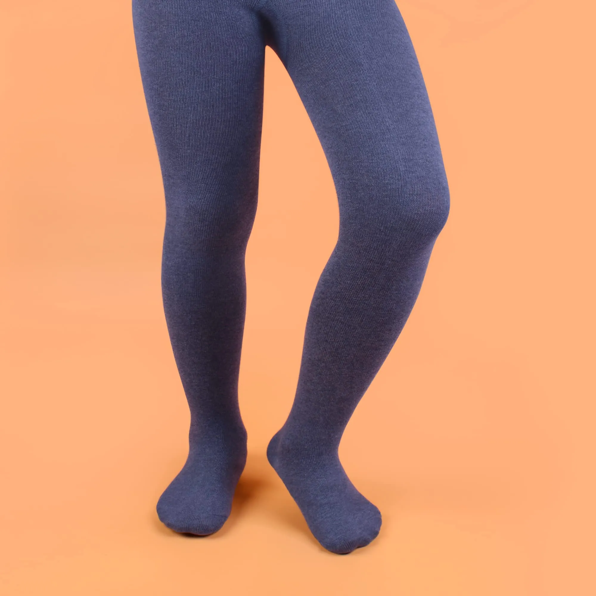L&K-II Collant per neonati, Blu denim, 86-92 - immagine 5
