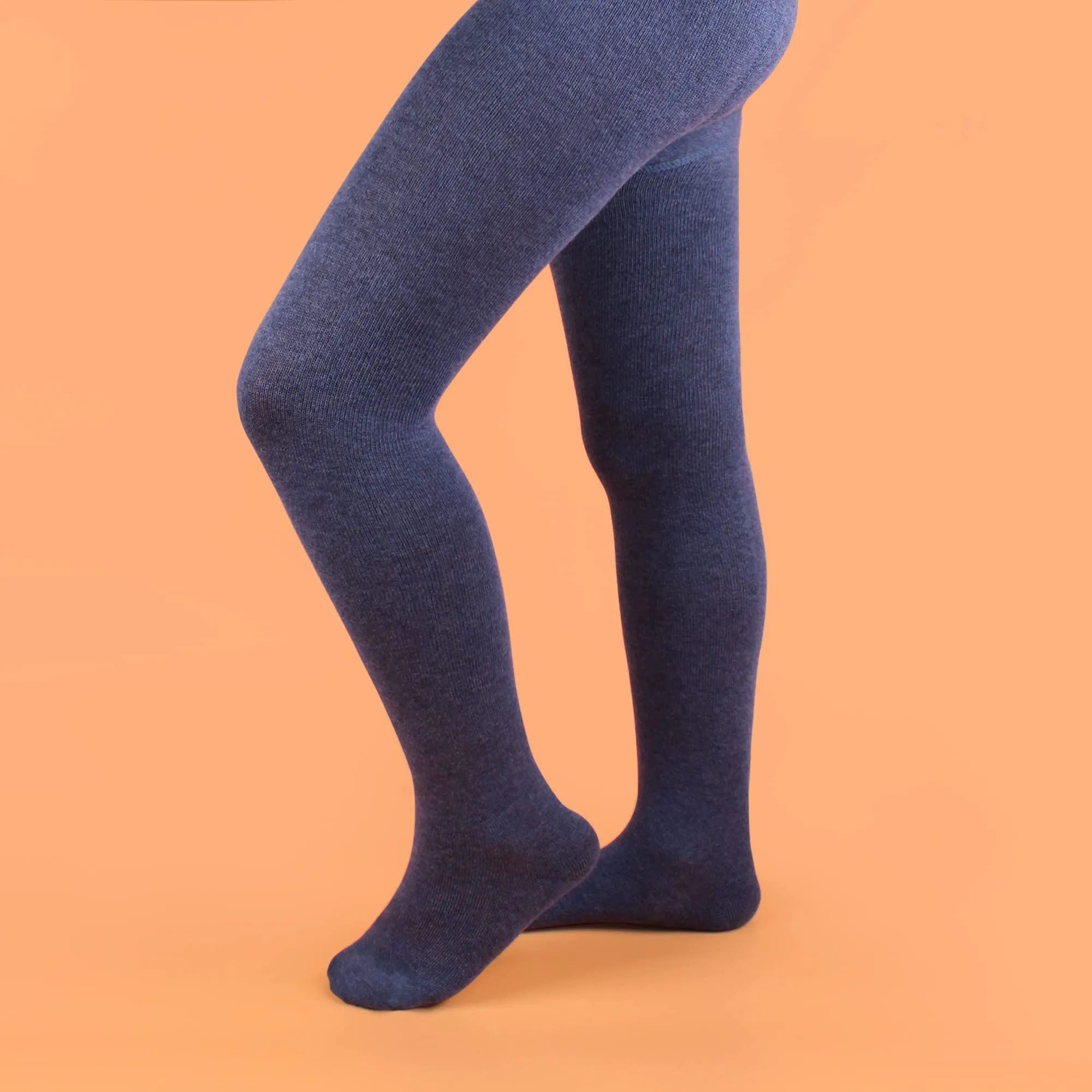 L&K-II Collant per neonati, Blu denim, 86-92 - immagine 6