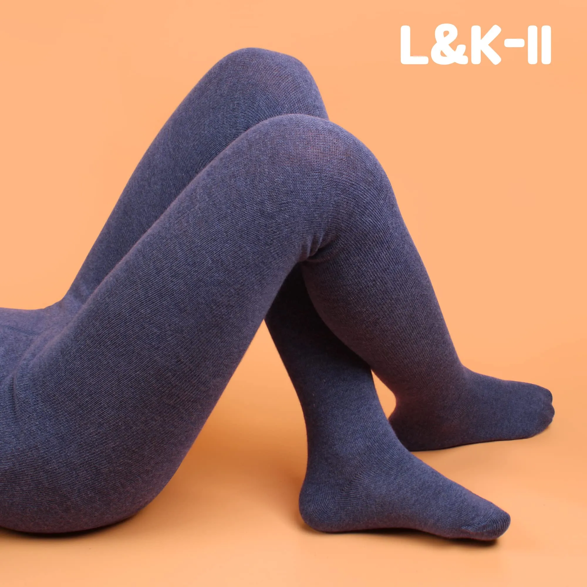 L&K-II Collant per neonati, Blu denim, 50-56 - immagine 7