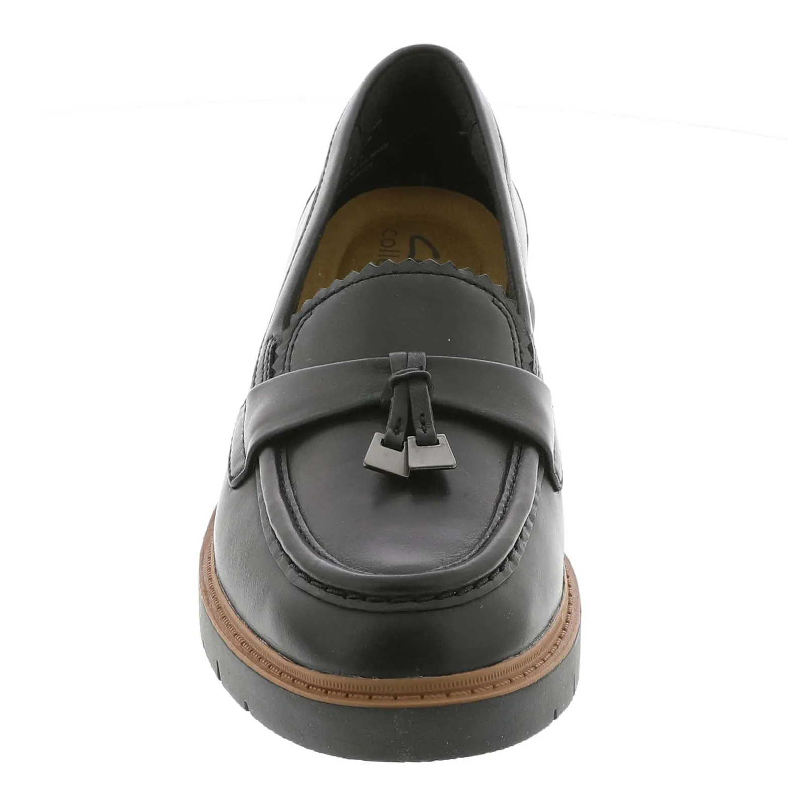 Clarks Westlynn Bella Mocassini da Donna, Pelle Nera, 41.5 EU - immagine 2