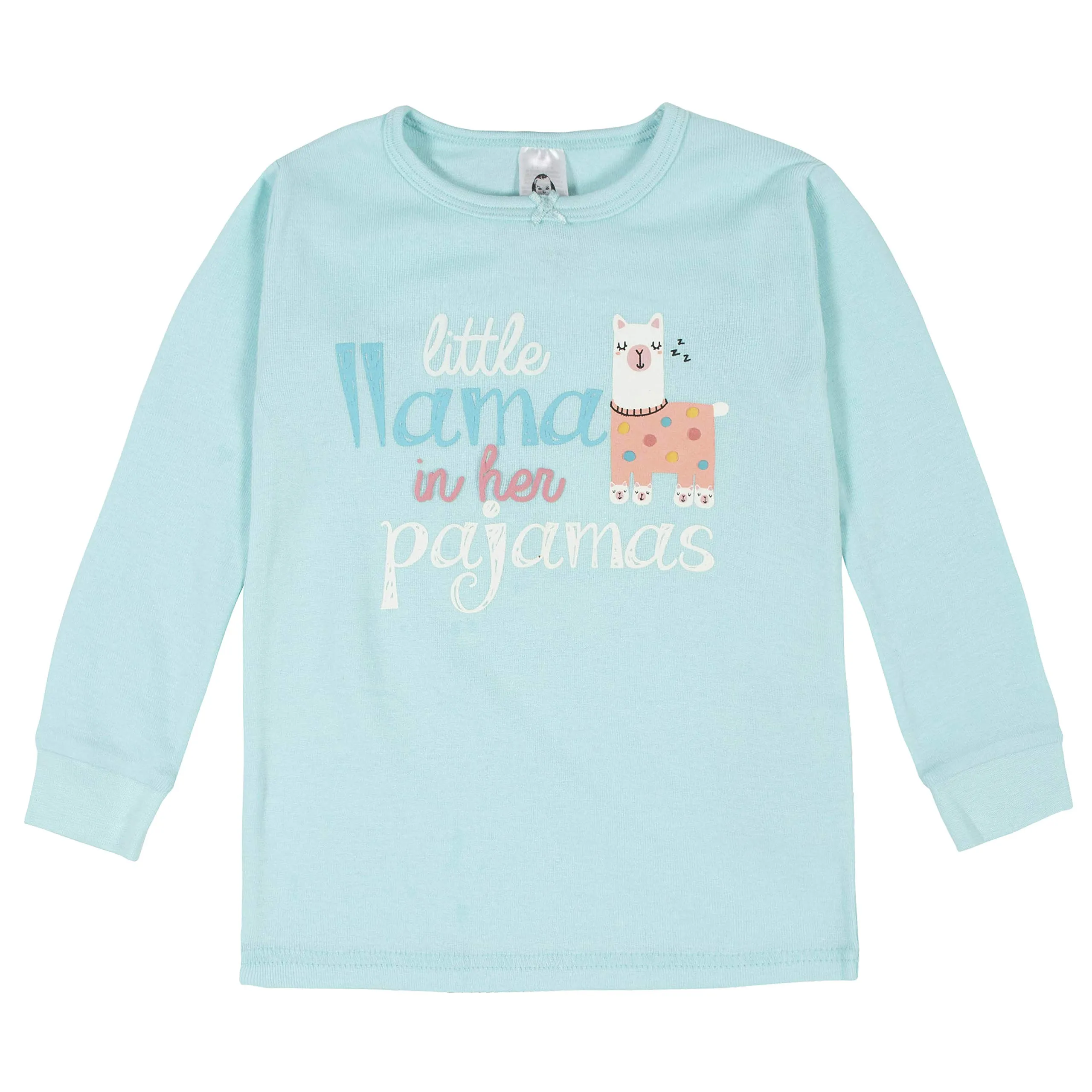 Gerber Set Pigiama per Bambina, Little Llama Rosa, 4 Anni, 4 Pezzi - immagine 3