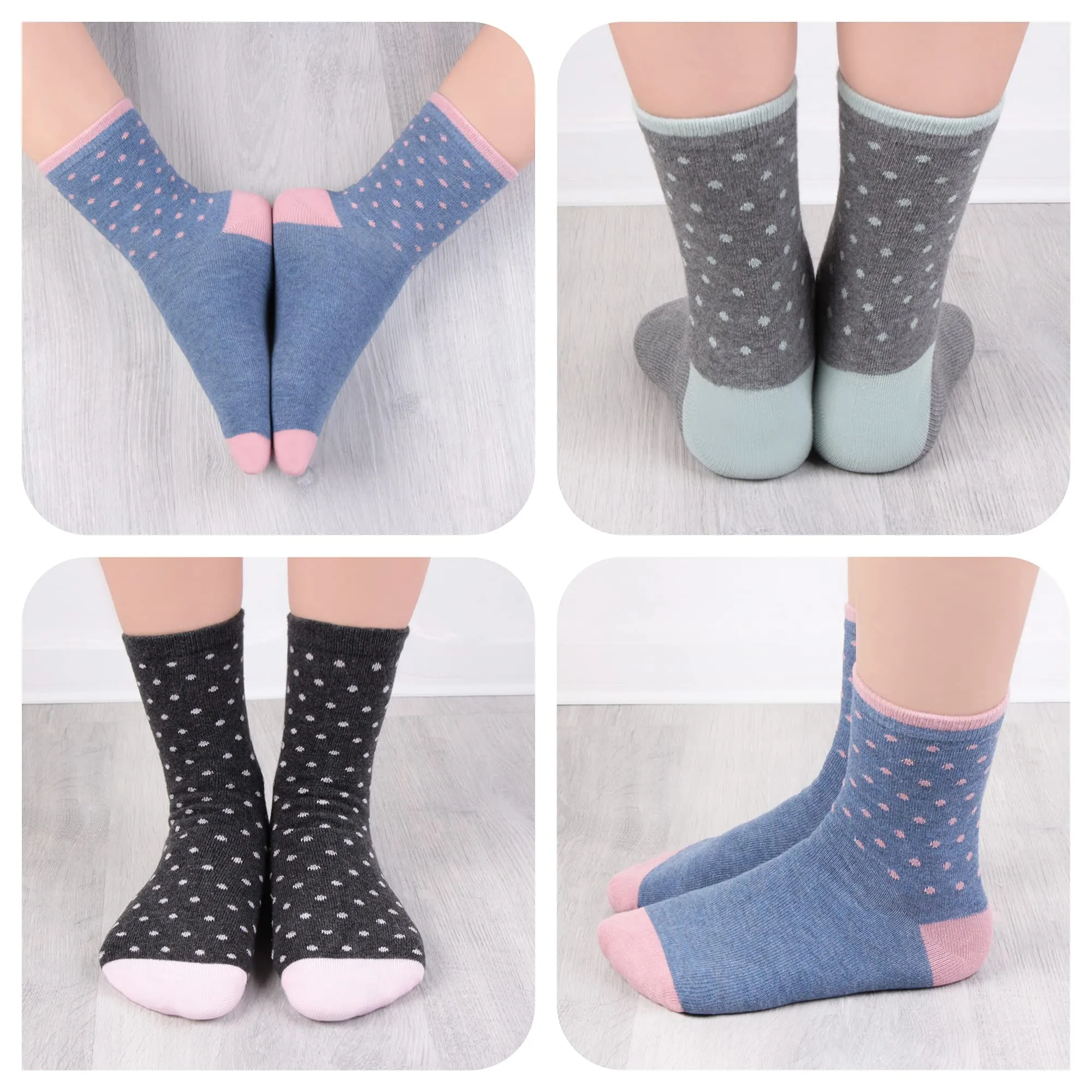 L&K-II Calzini Bambino in Cotone, 12 Paia, 2841 35-38 - immagine 5