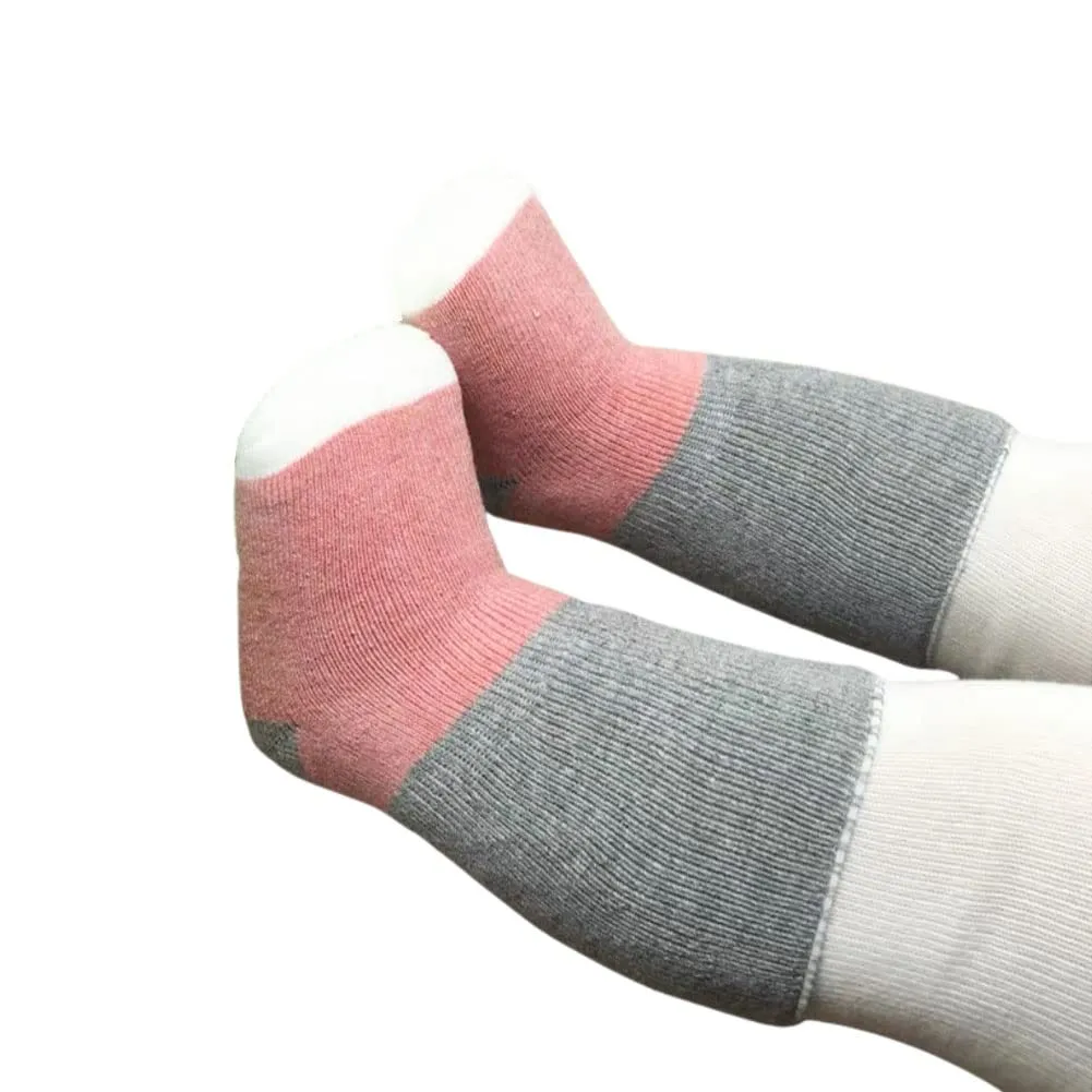 FedMois Calzini in Cotone Termici per Neonati e Bambini, 5 Paia, Rosso, 12-24 mesi - immagine 2