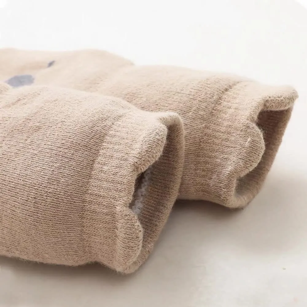 FedMois Calzini Antiscivolo Invernali Termici in Cotone per Bambini, Animalier, 3-5 anni, 5 Paia - immagine 5