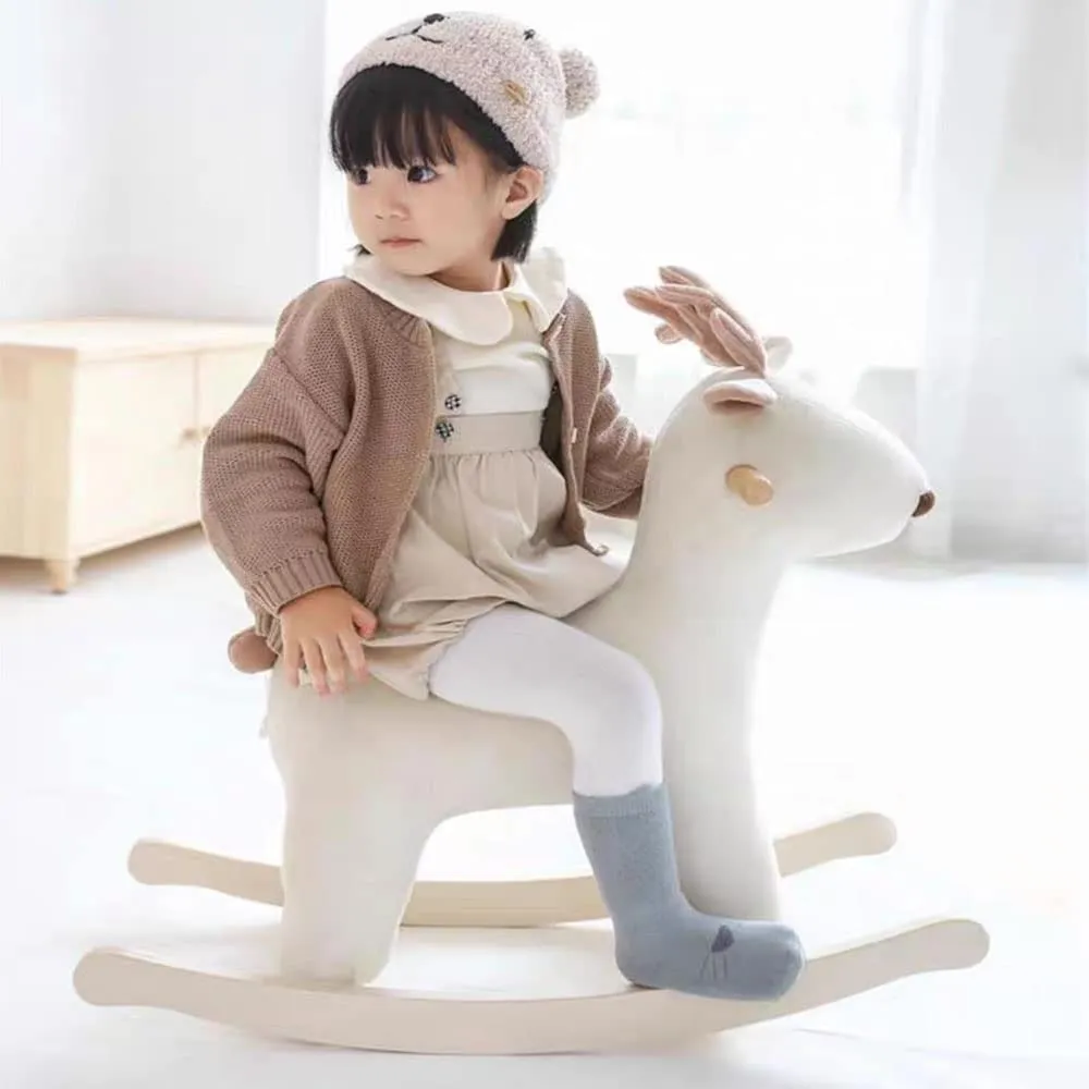FedMois Calzini Antiscivolo Invernali Termici in Cotone per Bambini, Fantasia Animali, 1-3 Anni, 5 Paia - immagine 3