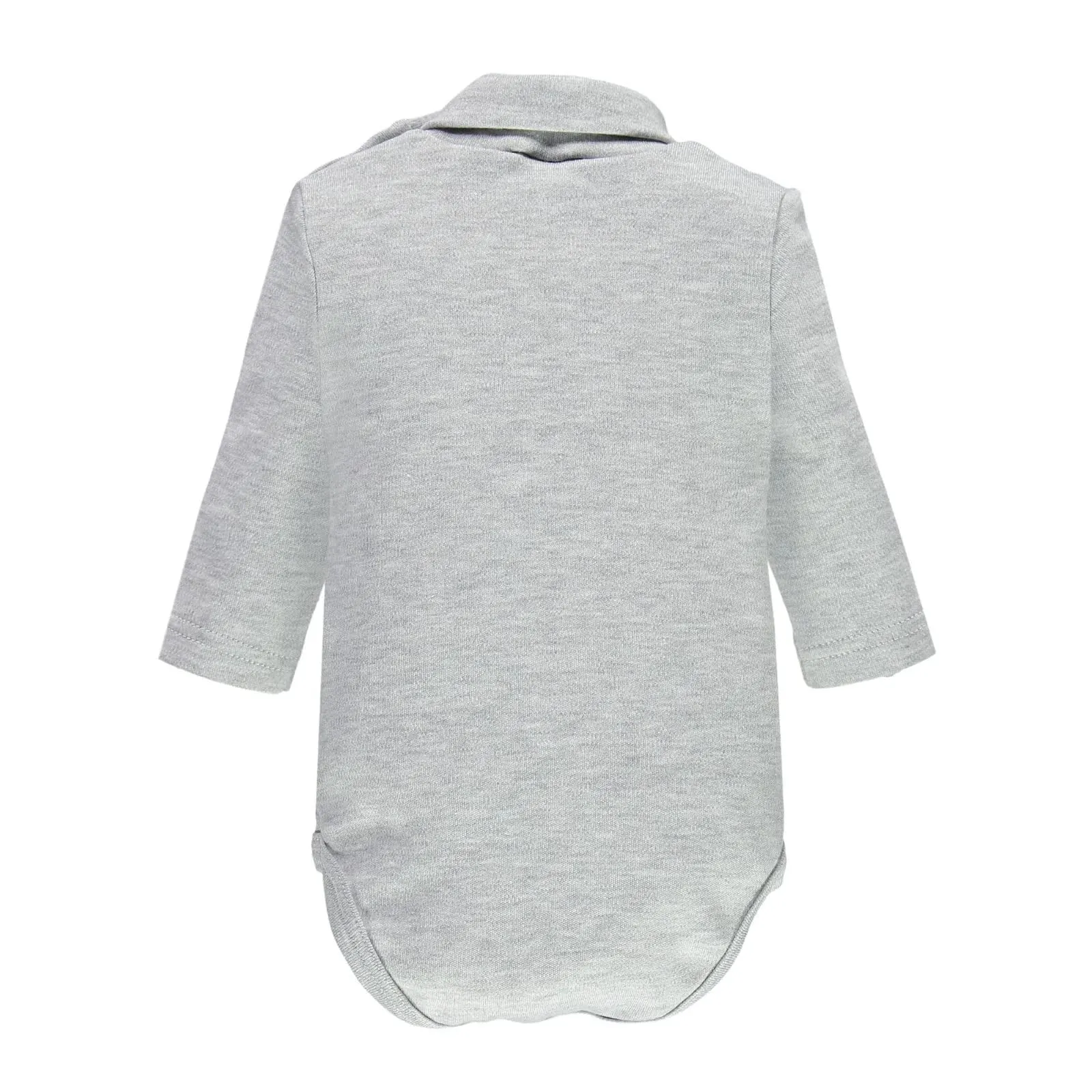 Ellepi Body Lupetto Neonato e Bambino in Cotone, Grigio, 12 Mesi - immagine 2