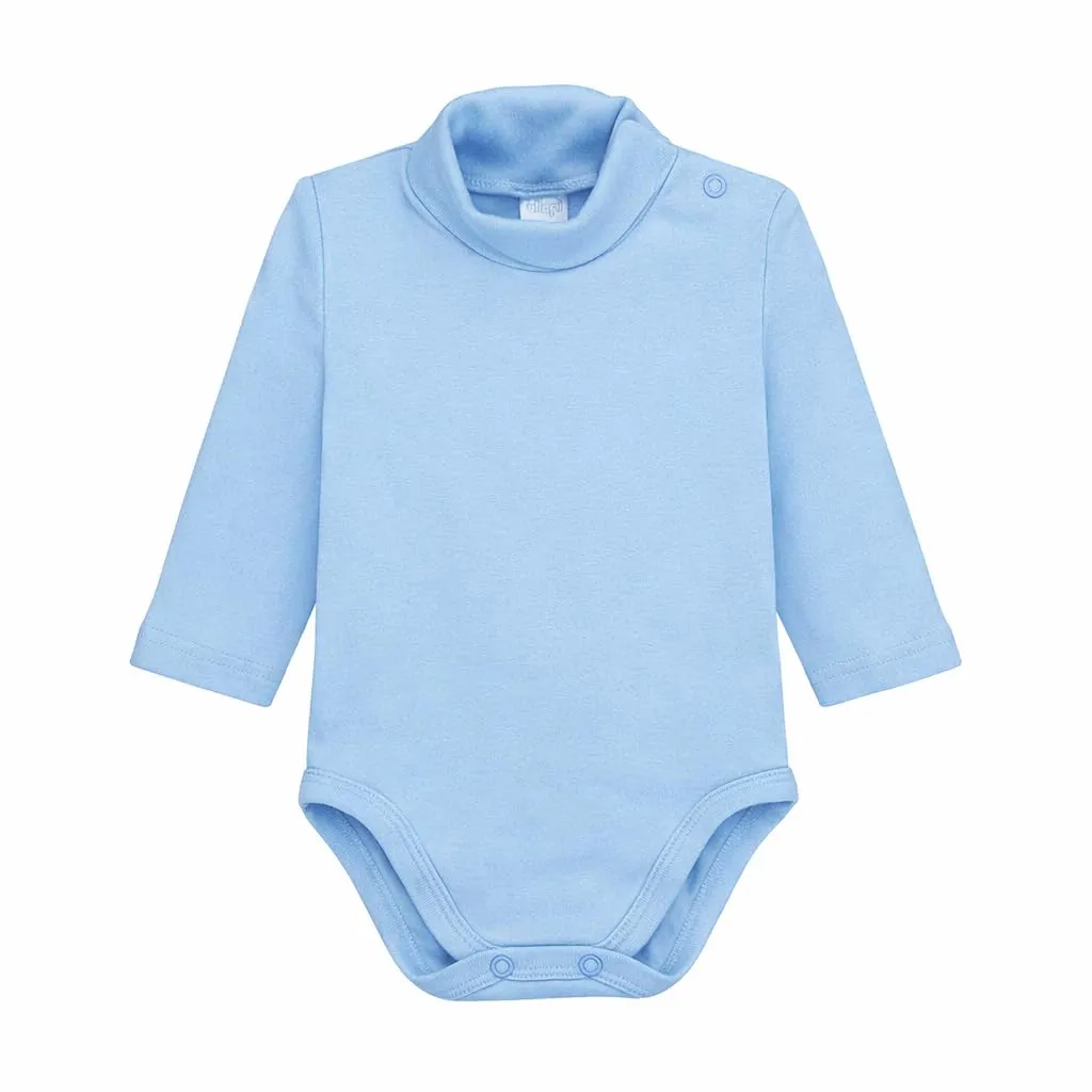 Ellepi Body Lupetto Neonato e Bambino in Cotone, Cielo, 1 Mese - immagine 1