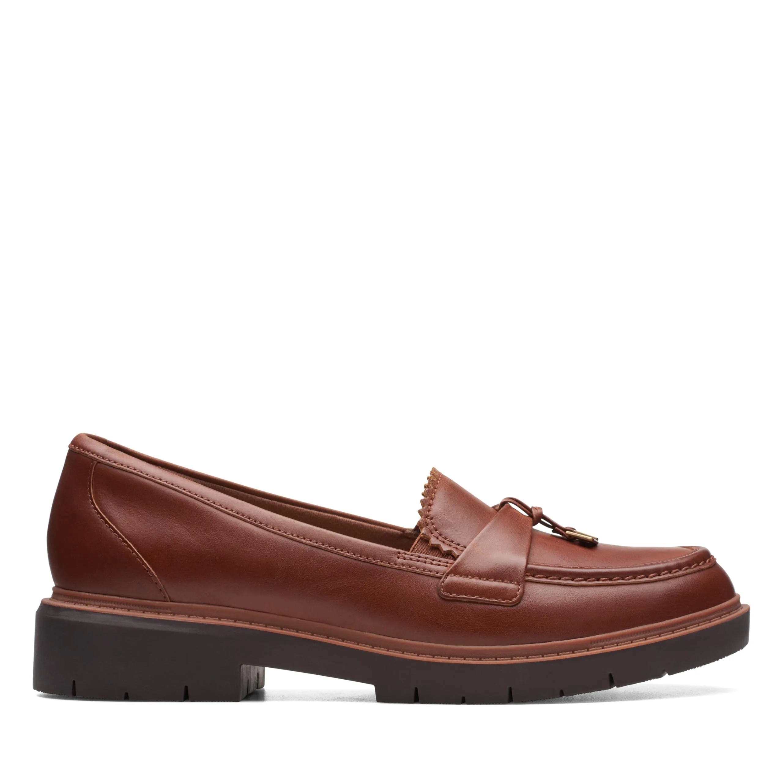 Clarks Westlynn Bella Mocassini da Donna, Pelle Marrone Chiaro, 38.5 EU - immagine 1