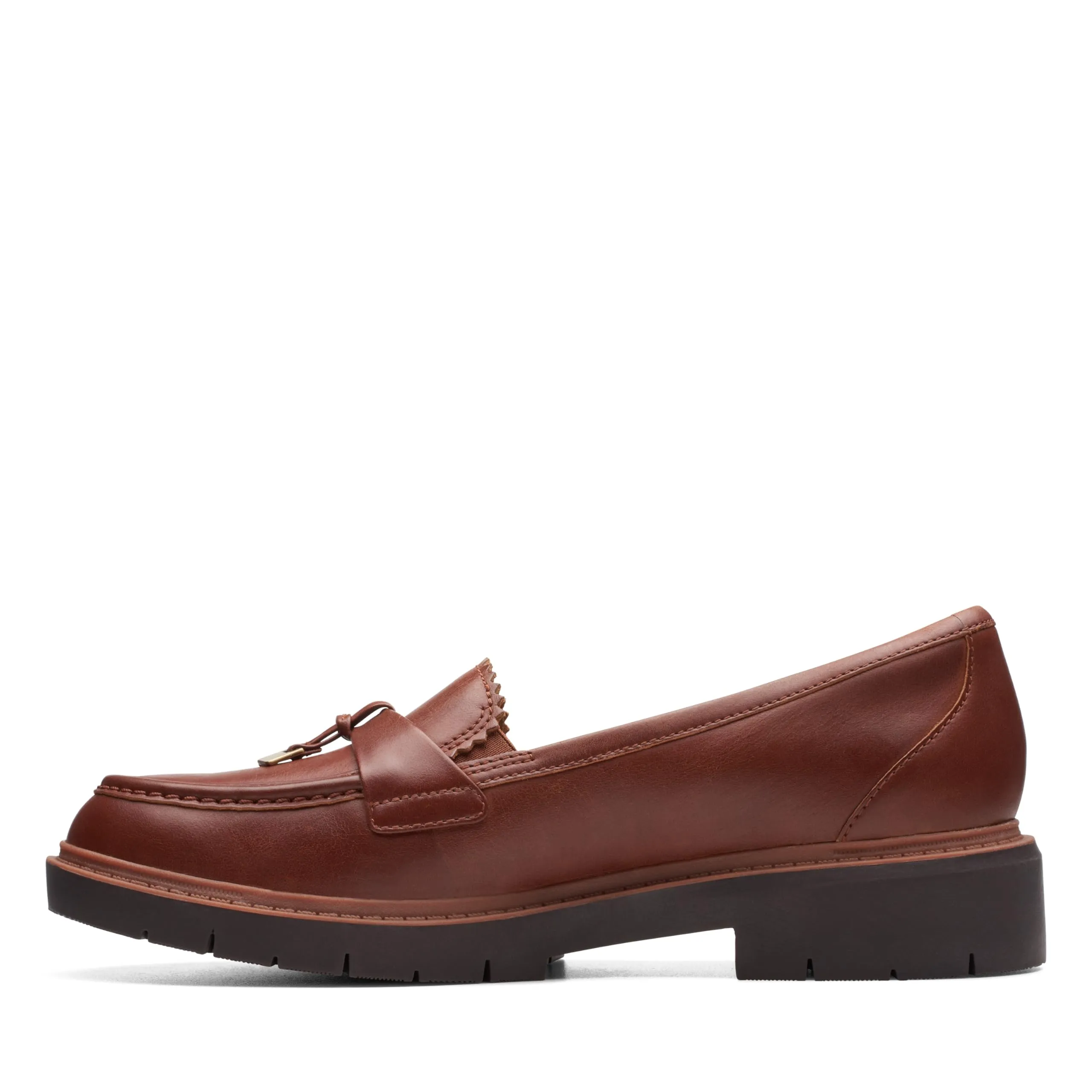 Clarks Westlynn Bella Mocassini da Donna, Pelle Marrone Chiaro, 37 EU - immagine 5