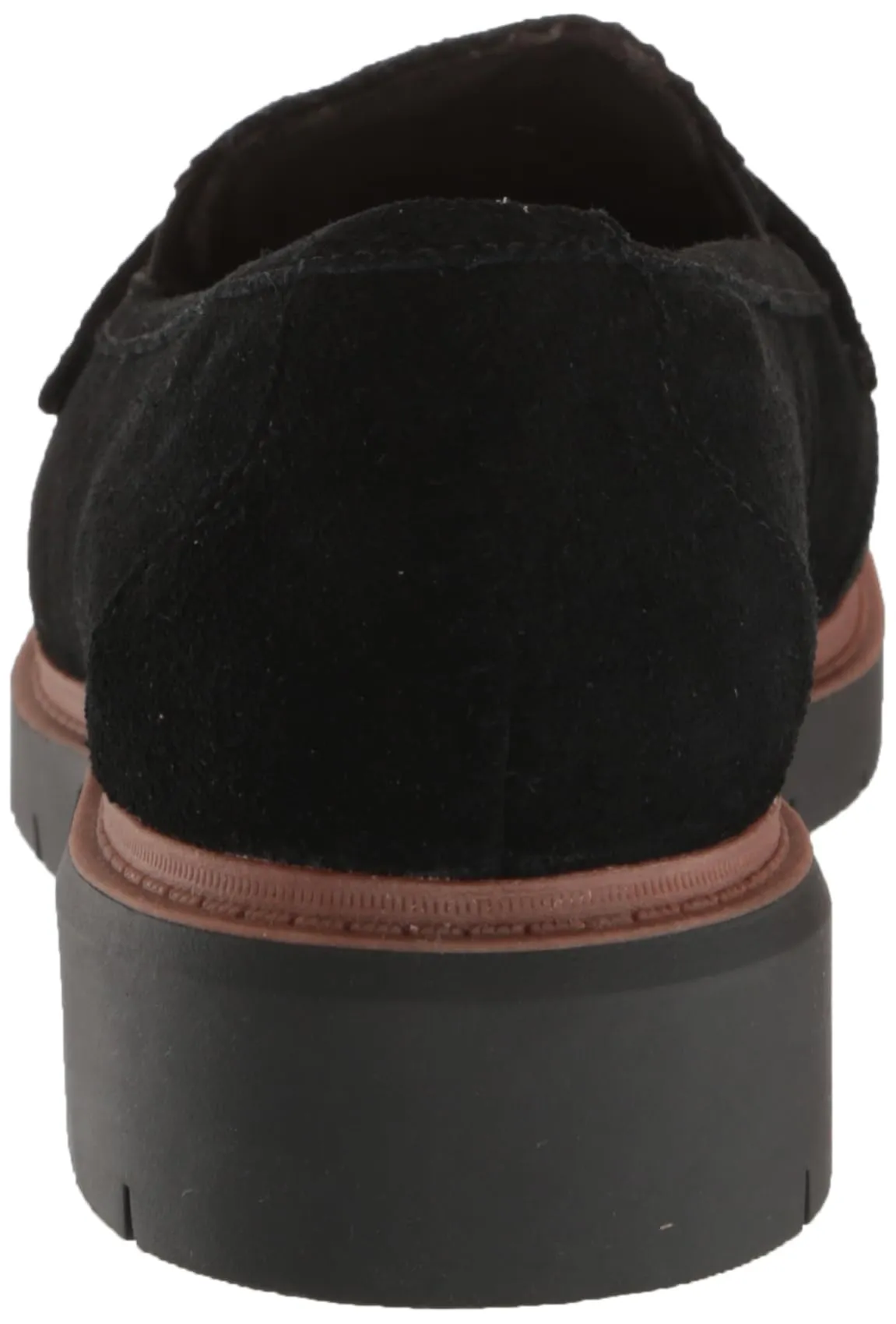 Clarks Westlynn Bella Women's Loafers, Black Suede, 6 Wide - immagine 2