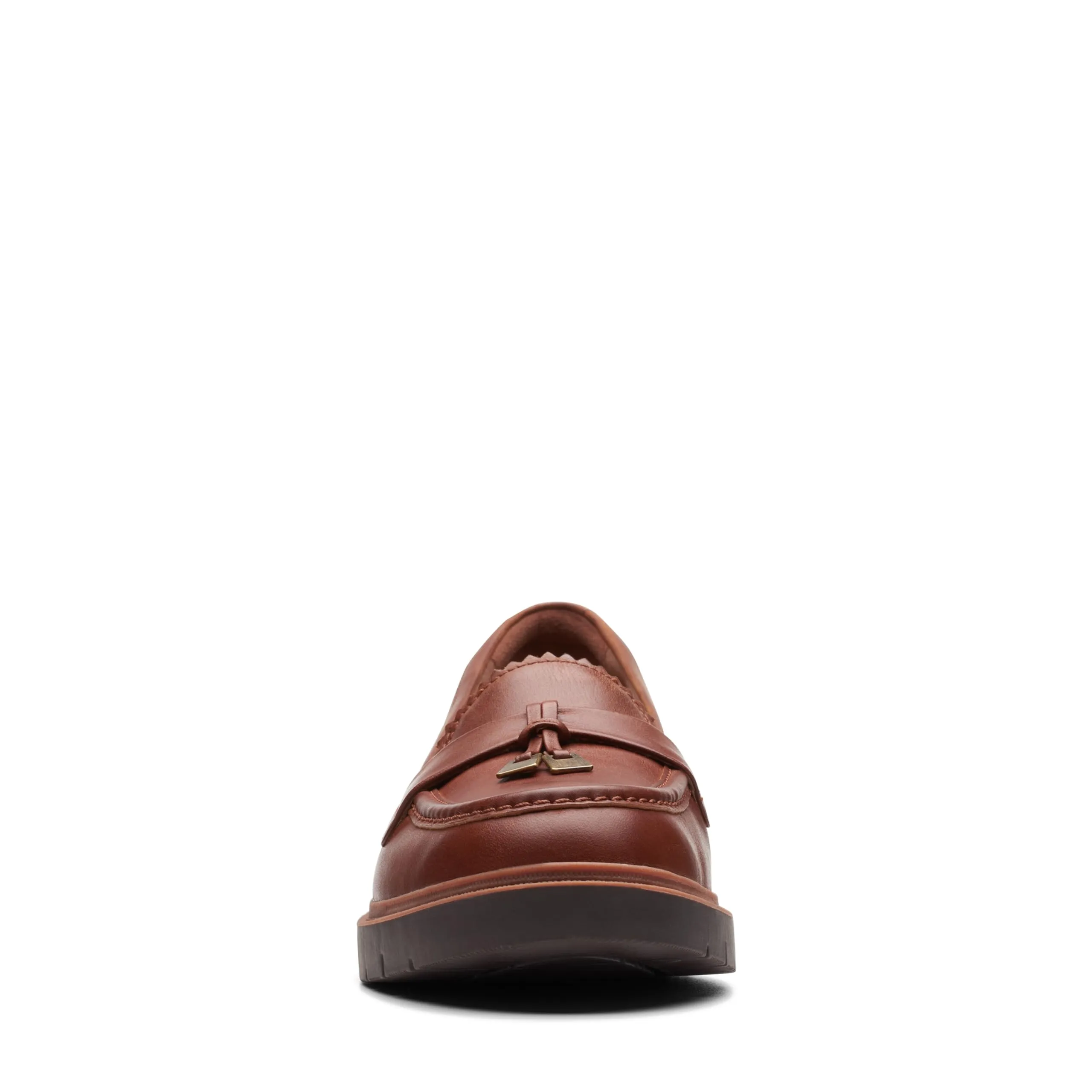 Clarks Westlynn Bella Mocassini da Donna, Pelle Marroncino Chiaro, 6.5 Wide - immagine 3
