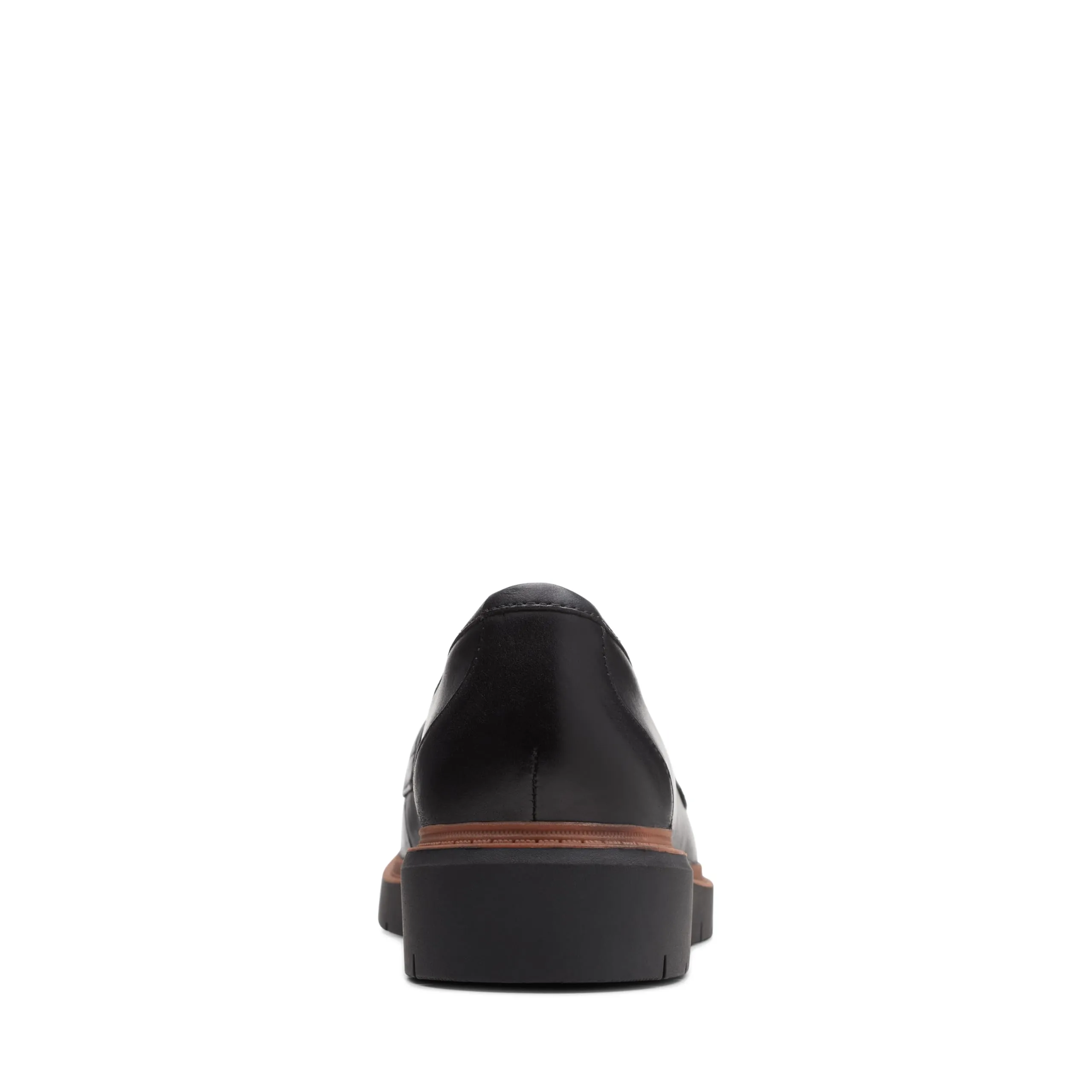 Clarks Westlynn Bella Women's Moccasins, Black Leather, 9 Wide - immagine 8