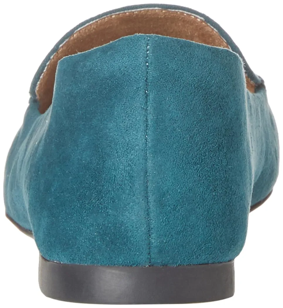 Amazon Essentials Mocassini Bassi da Donna, Turchese Scuro Micro Scamosciato, 38.5 EU - immagine 3