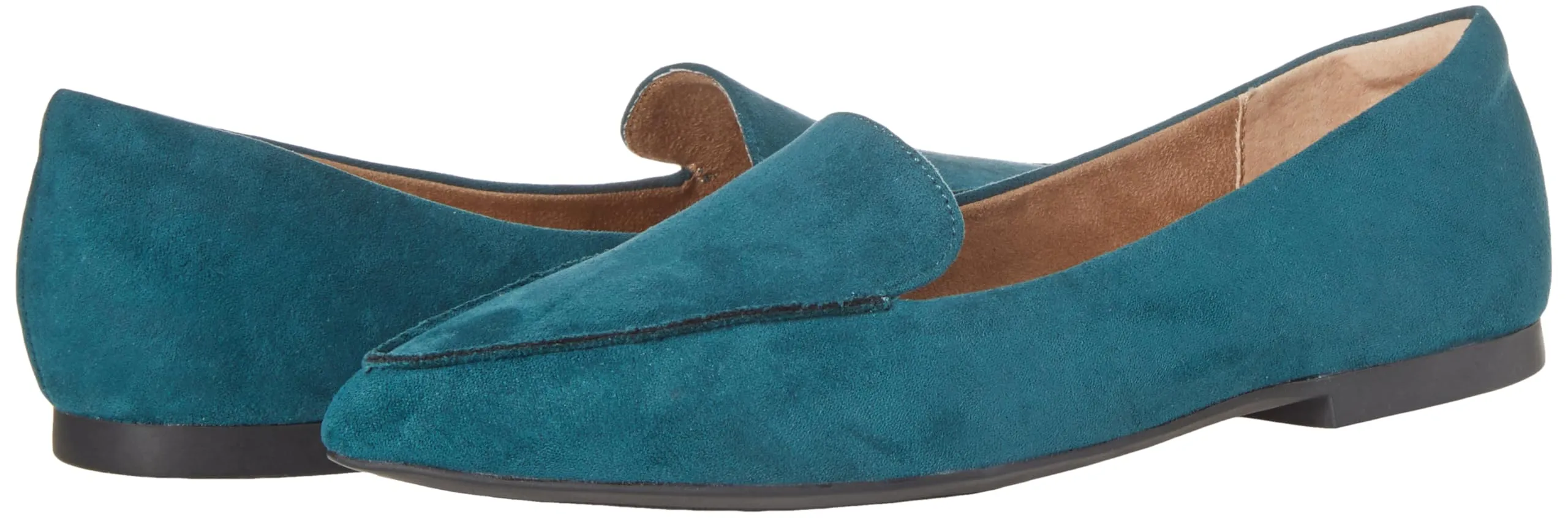 Amazon Essentials Mocassini Bassi da Donna, Turchese Scuro Micro Scamosciato, 47 EU - immagine 7