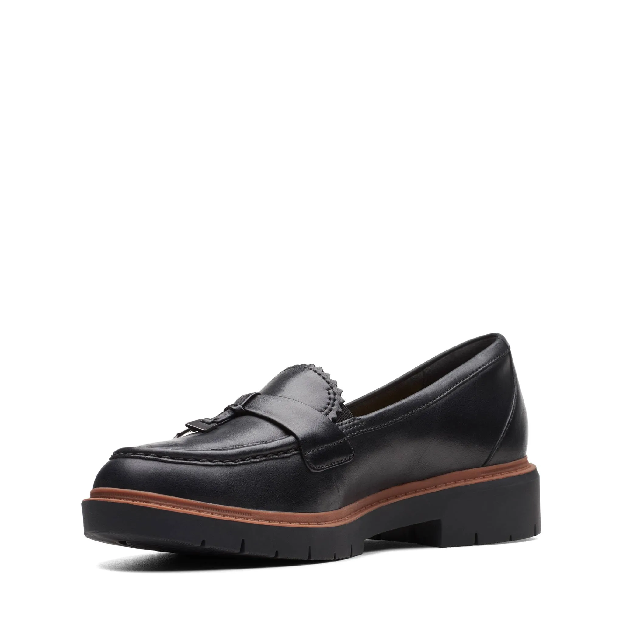 Clarks Westlynn Bella Women's Black Leather, 7 - immagine 1