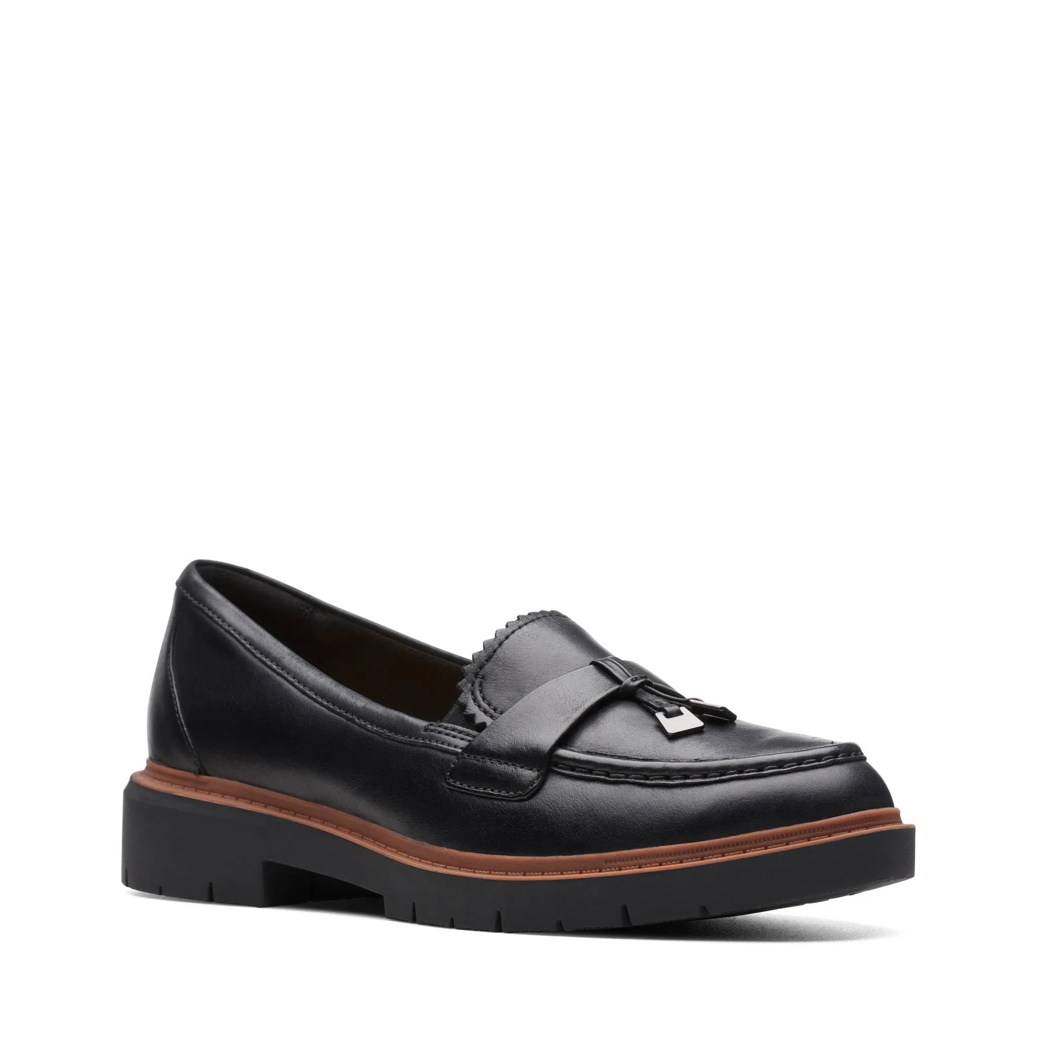Clarks Westlynn Bella Women's Black Leather, 7 - immagine 3