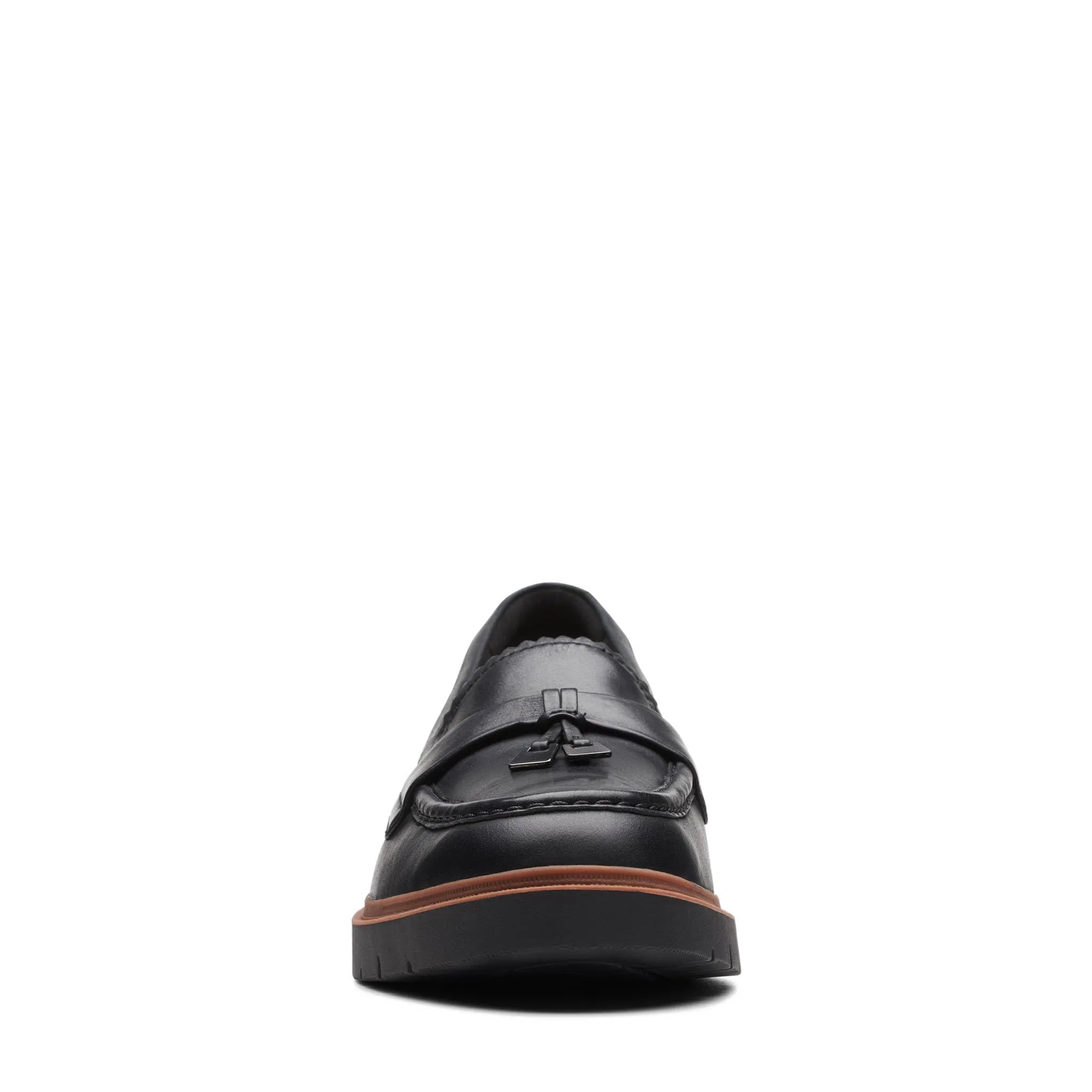 Clarks Westlynn Bella Women's Black Leather Shoes, 6.5 - immagine 5