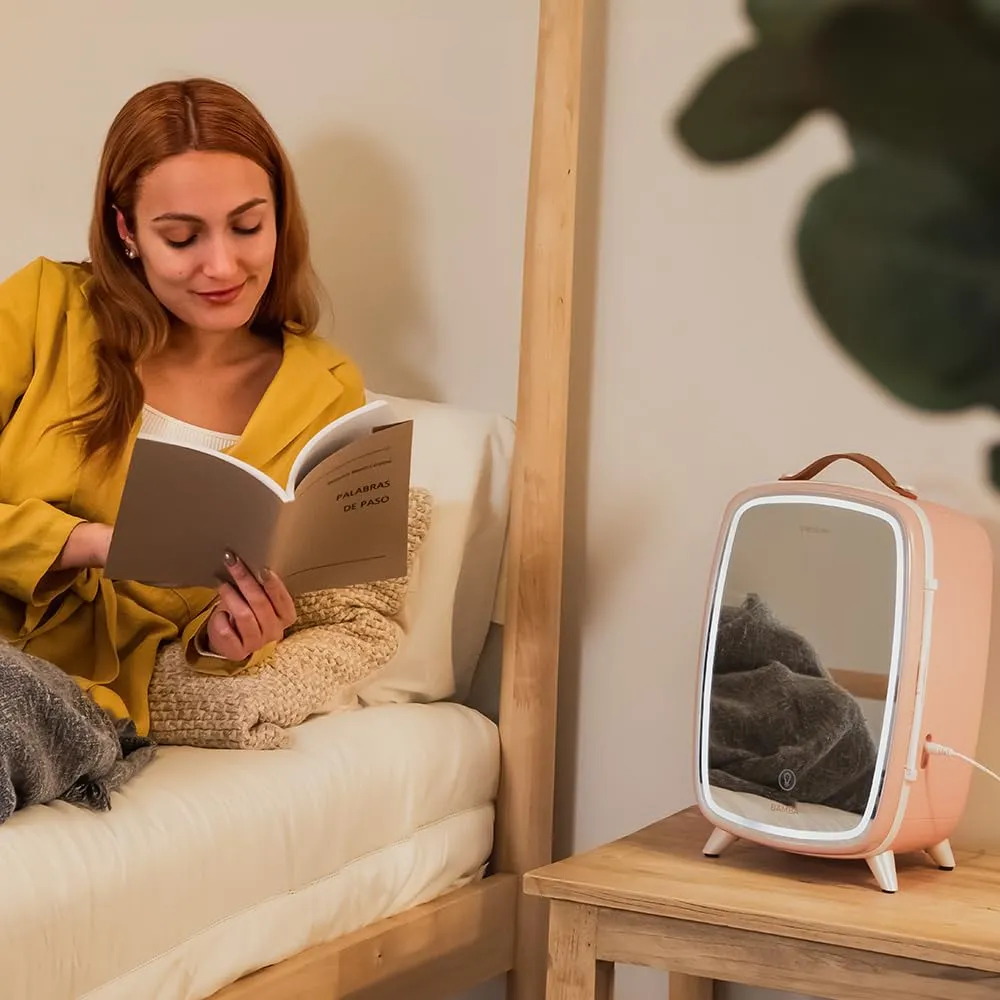 Cecotec CoolingBeauty 6000 Mini Frigorifero per Cosmetici 6L Mirror Rose con Specchio e Luce LED - immagine 9