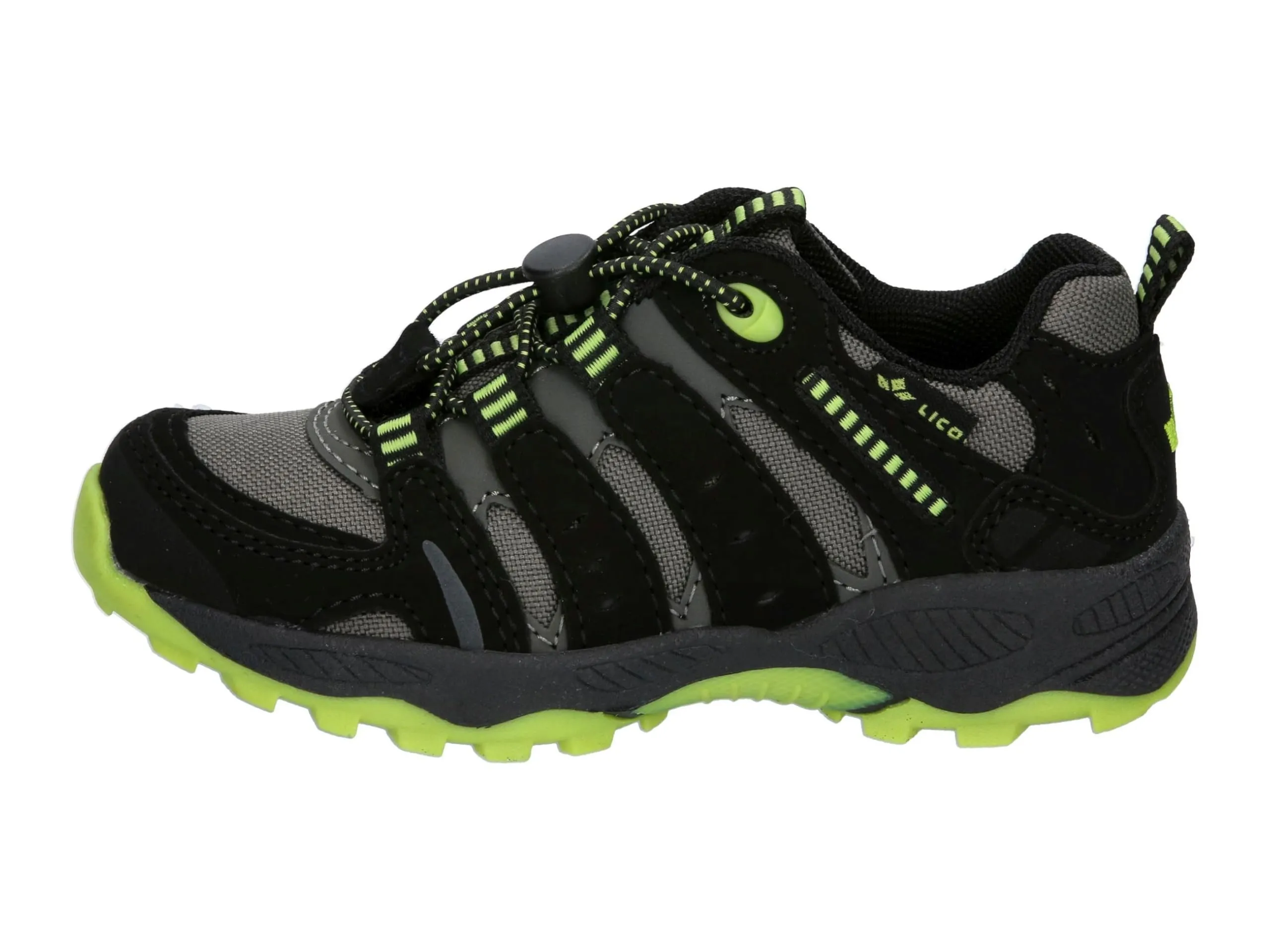 Lico Fremont Scarpe da Trekking Unisex Bambini e Ragazzi Grigio Nero Lemon 31 EU - immagine 2