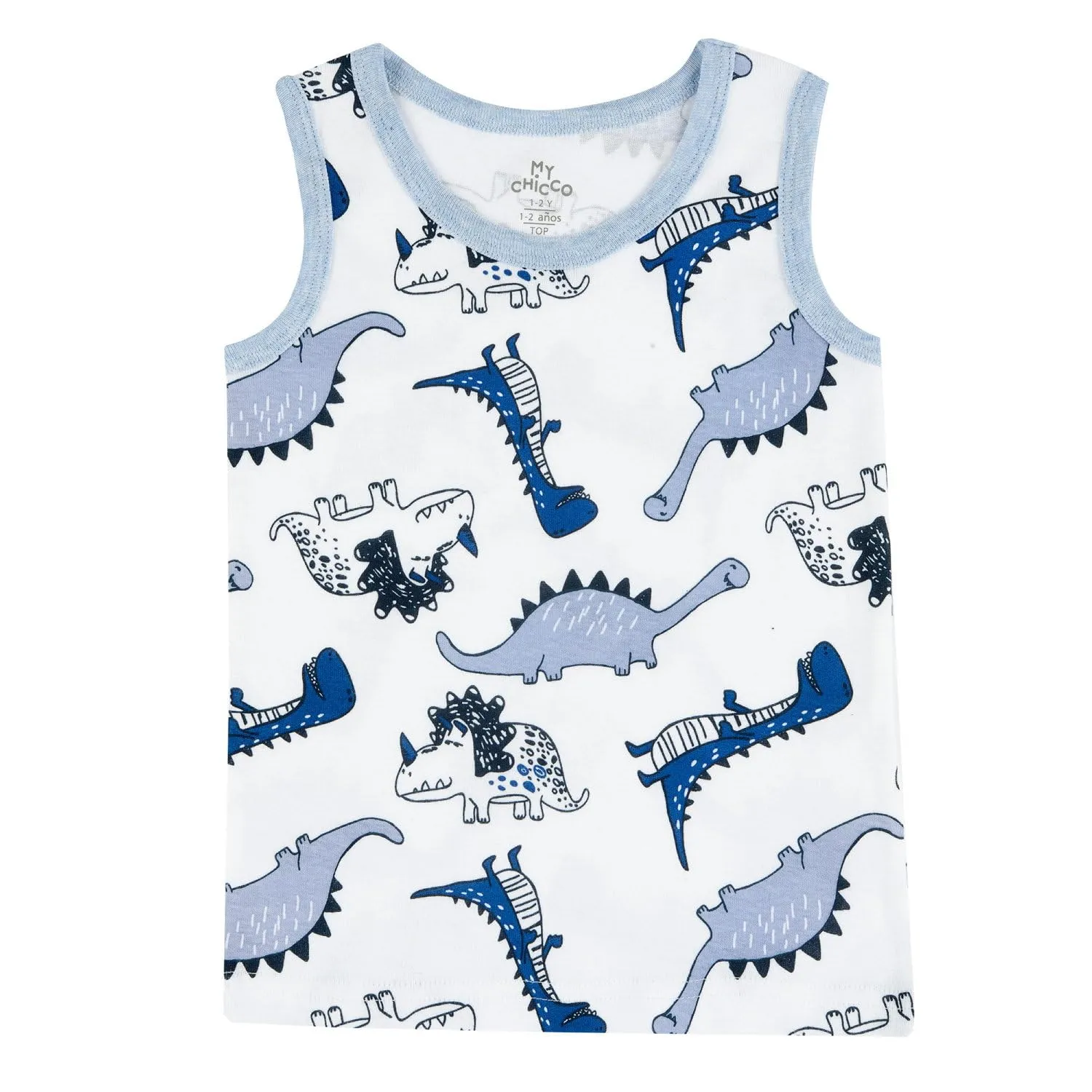Chicco Set 4 Canottiere Bambina, 100% Cotone, 2 Anni, Bianco - immagine 4