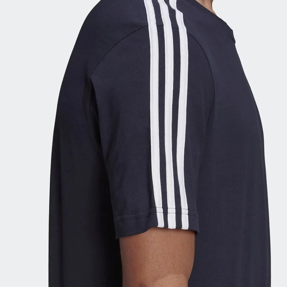 Adidas Essentials 3 Stripes Men's T-Shirt - Legend Ink, S - immagine 8