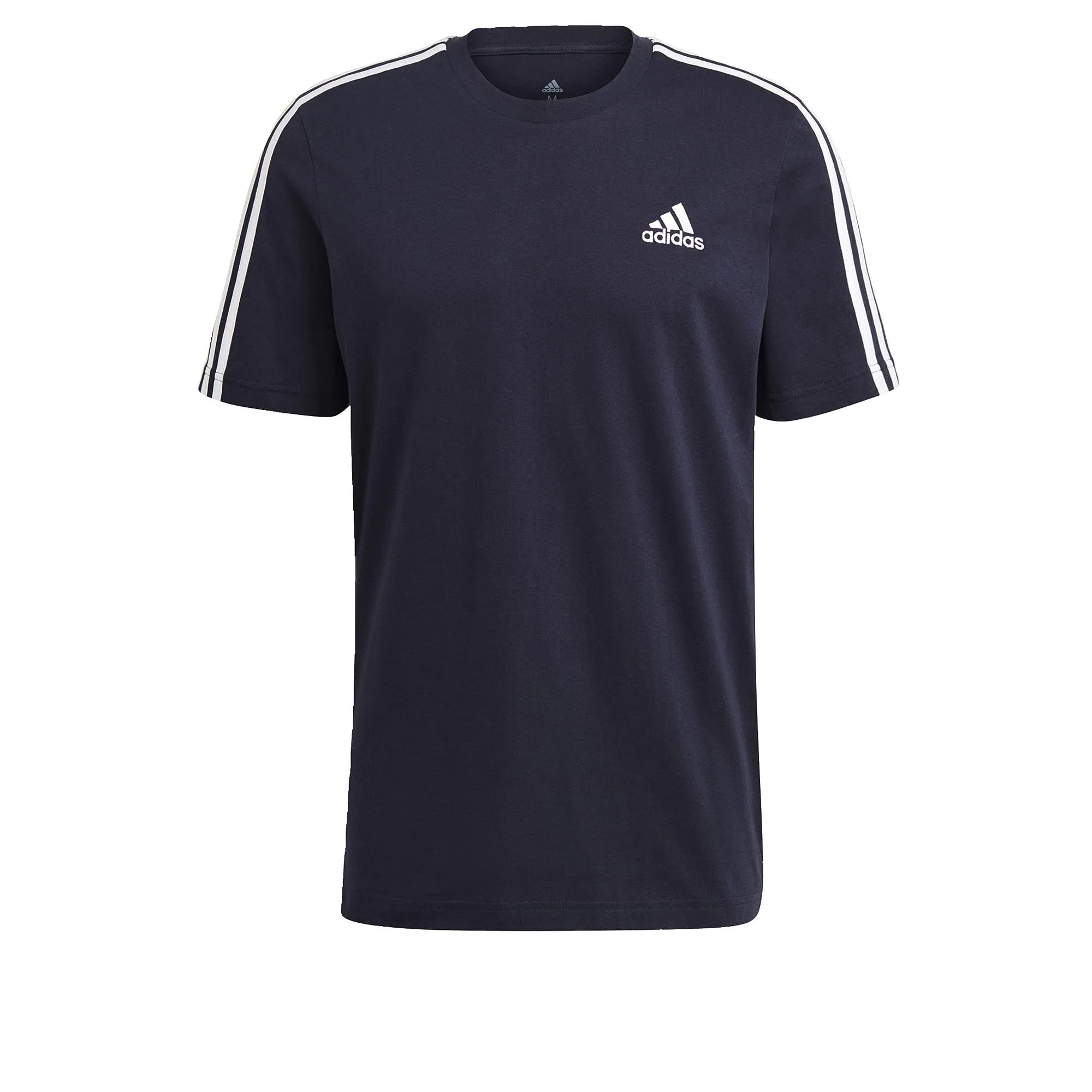 Adidas Essentials 3 Stripes Men's T-Shirt - Legend Ink, S - immagine 9