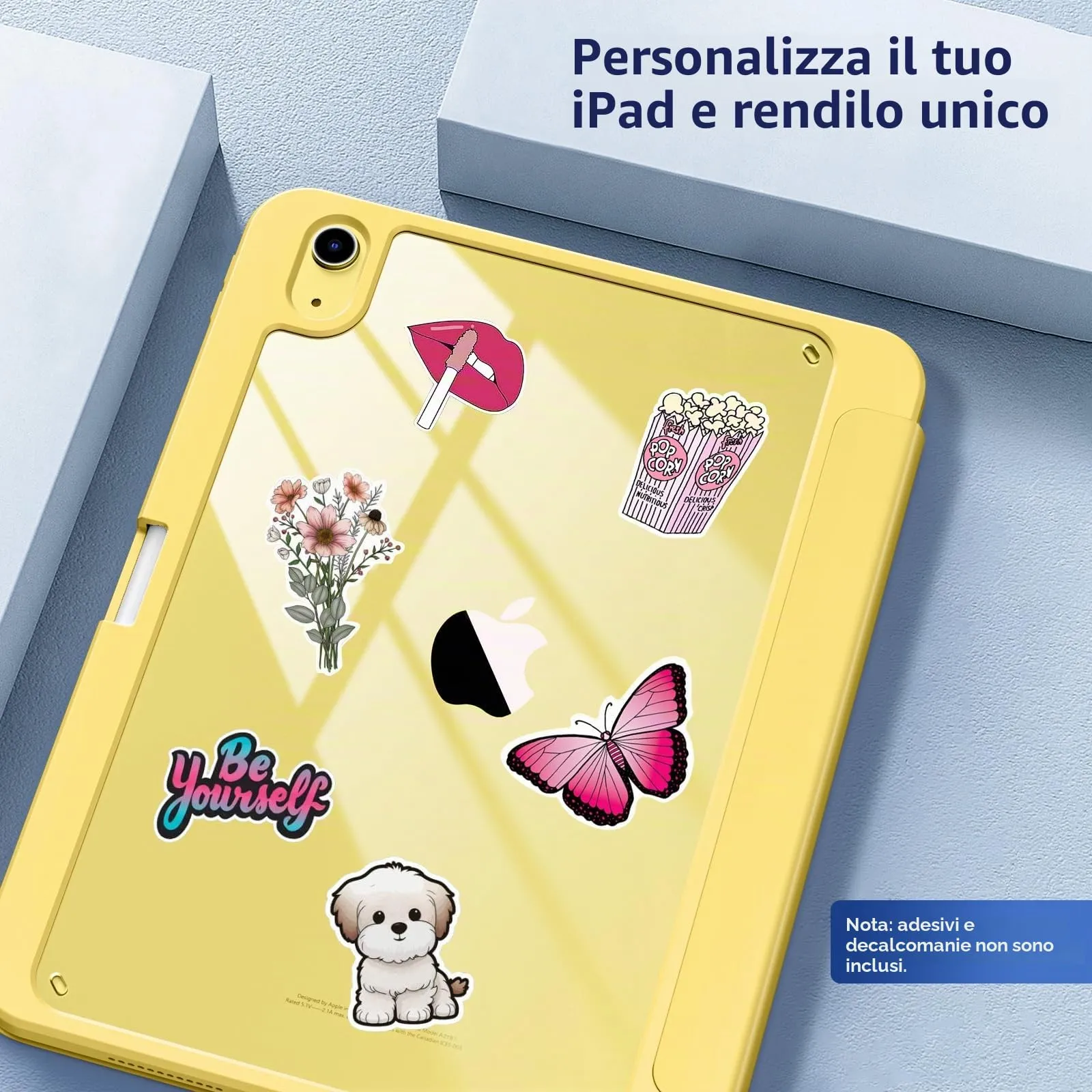TiMOVO Cover per iPad 11ª Gen 11" e 10ª Gen 10,9", Giallo Chiaro - immagine 6