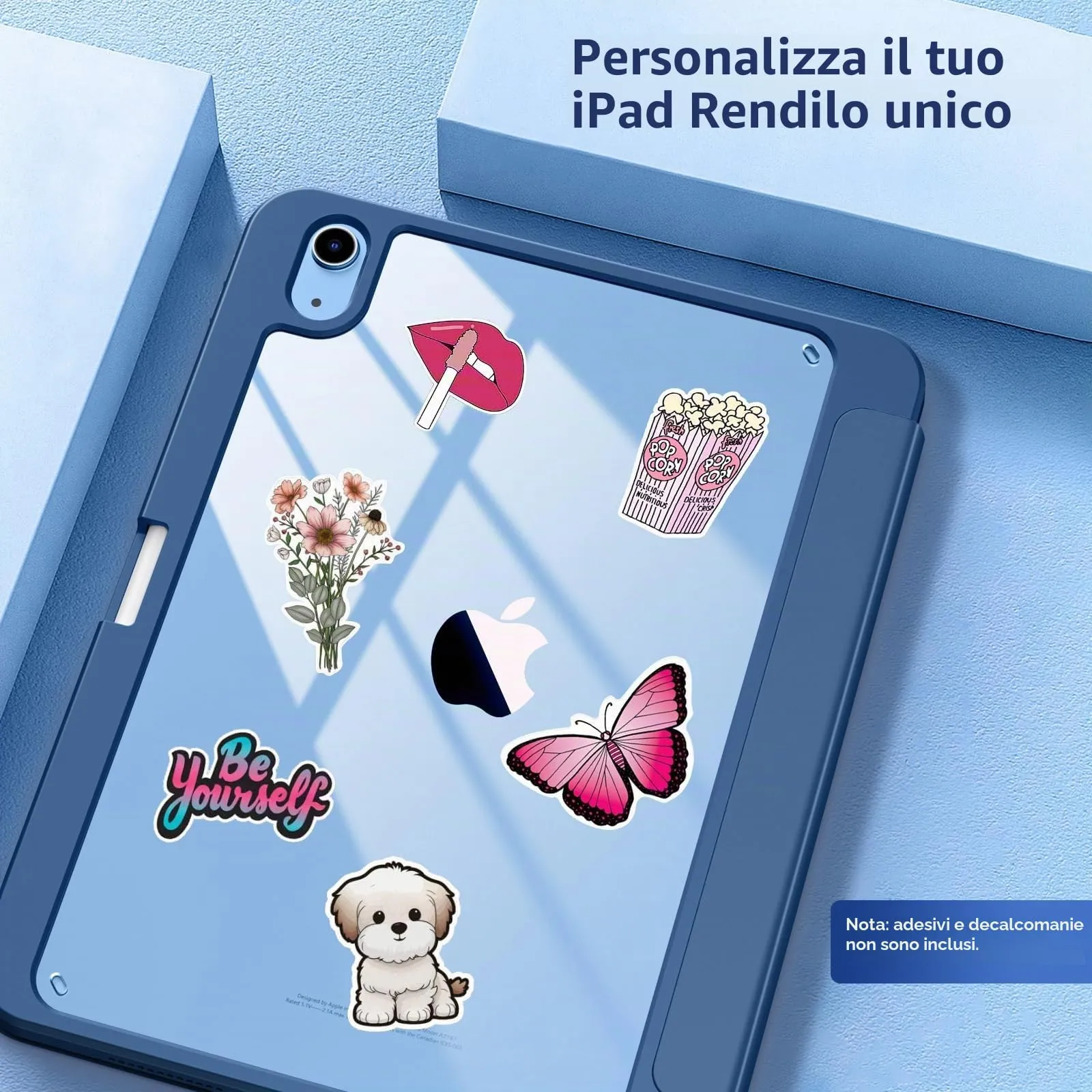 TiMOVO Cover per iPad 11. Gen 11" e 10. Gen 10,9", Grigio Blu - immagine 6