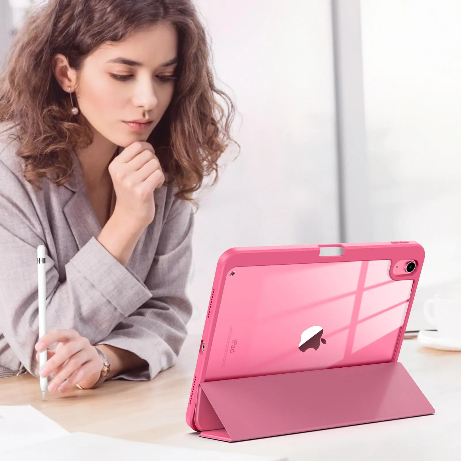 TiMOVO Cover per iPad 11 Gen 11" & 10 Gen 10,9", Anguria Rossa - immagine 8