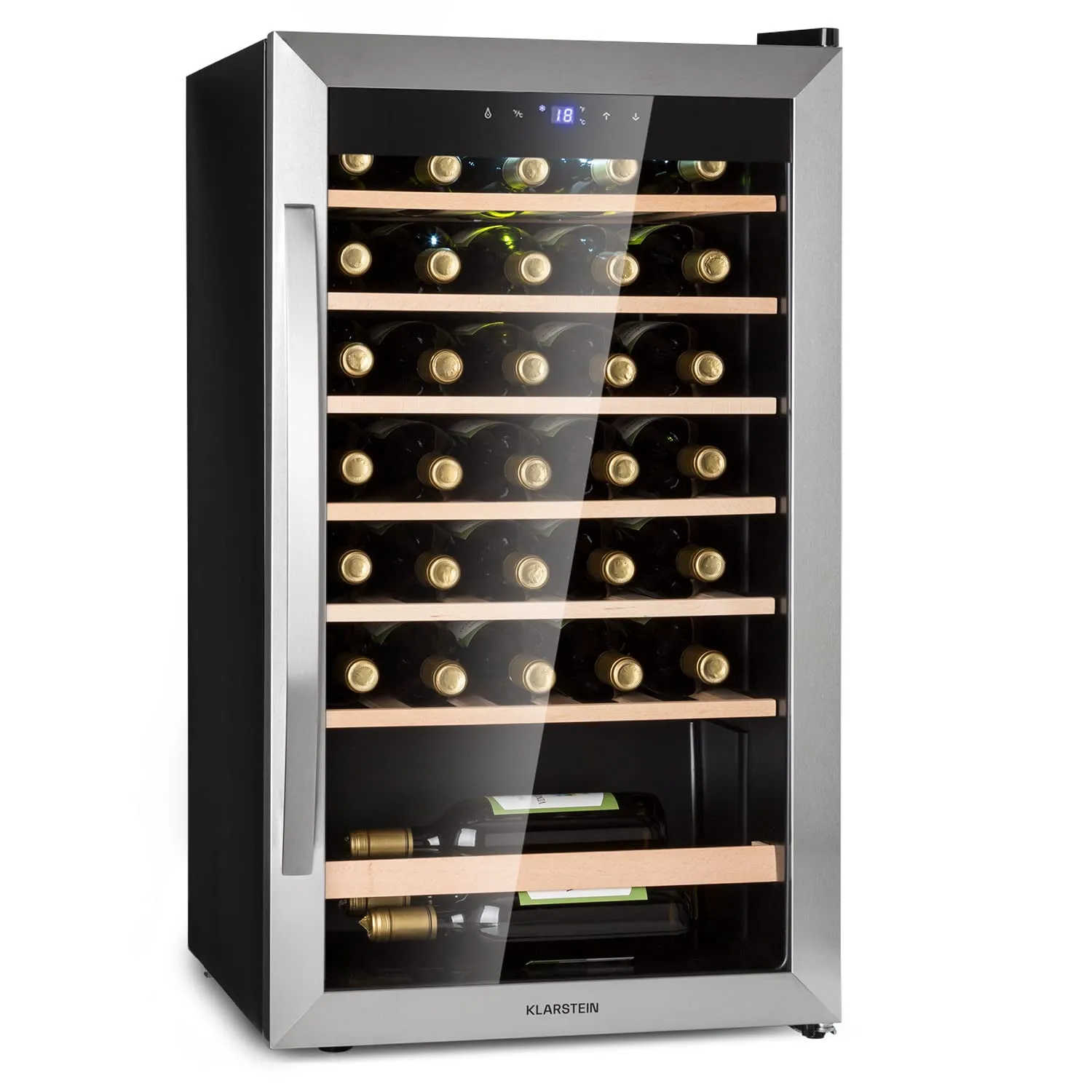 Klarstein Cantinetta Vino a Zona Singola, 4-18°C, 36 Bottiglie - immagine 1