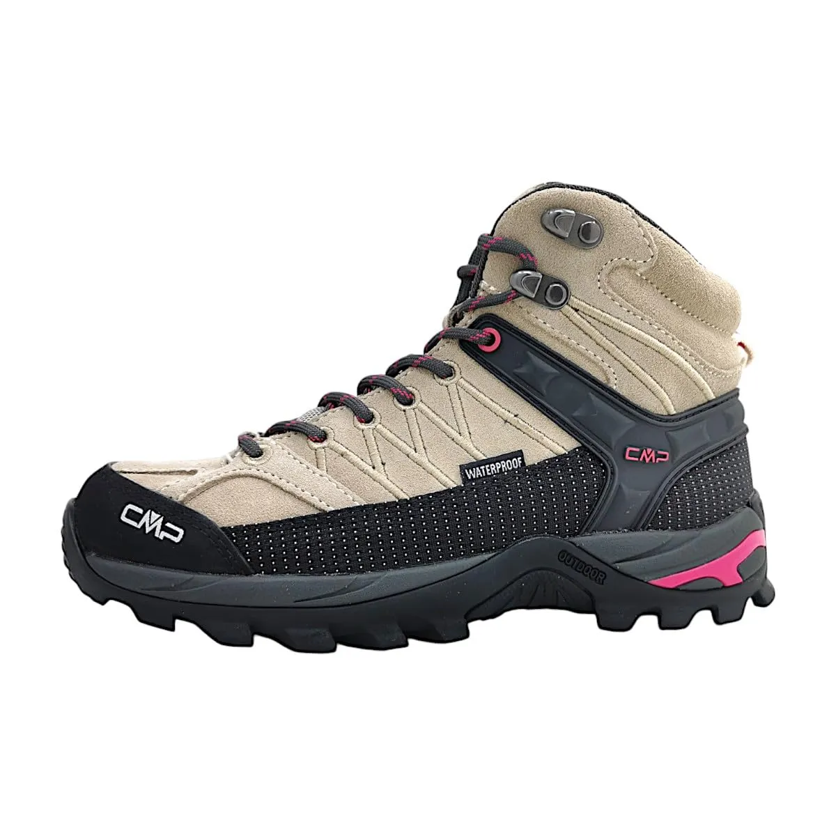 CMP Rigel Mid Women's Trekking Shoes WP, Gesso, 36 - immagine 1