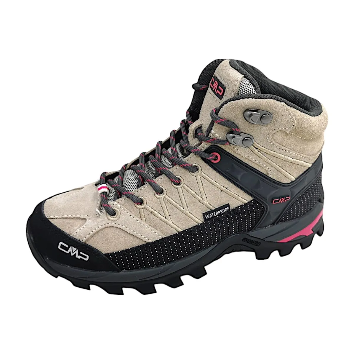 CMP Rigel Mid Women's Trekking Shoes WP, Gesso, 36 - immagine 3