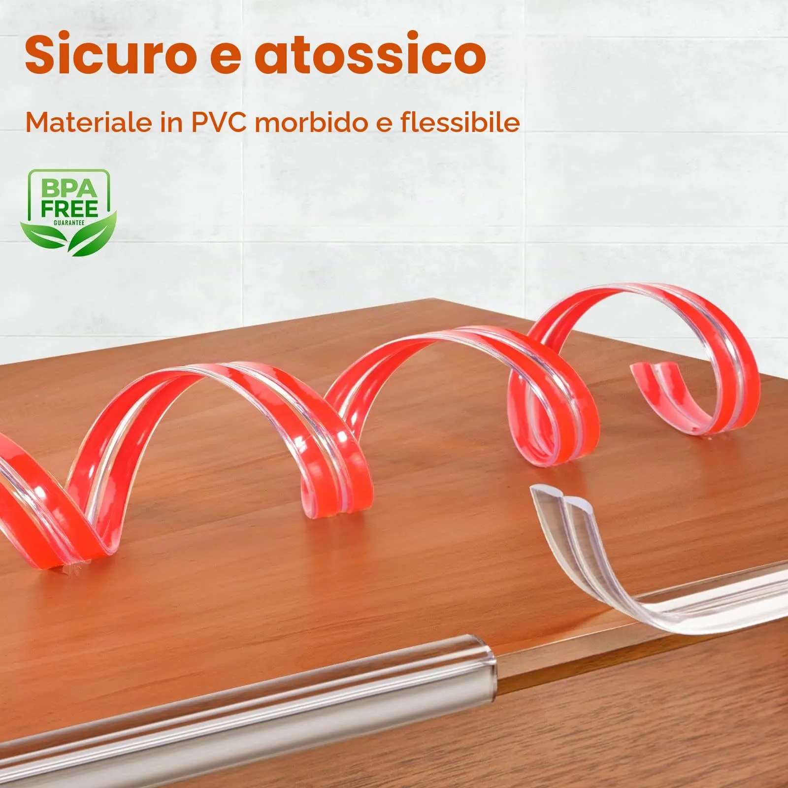 Jewan Paraspigoli per Bambini in PVC Trasparente, 6M - immagine 3