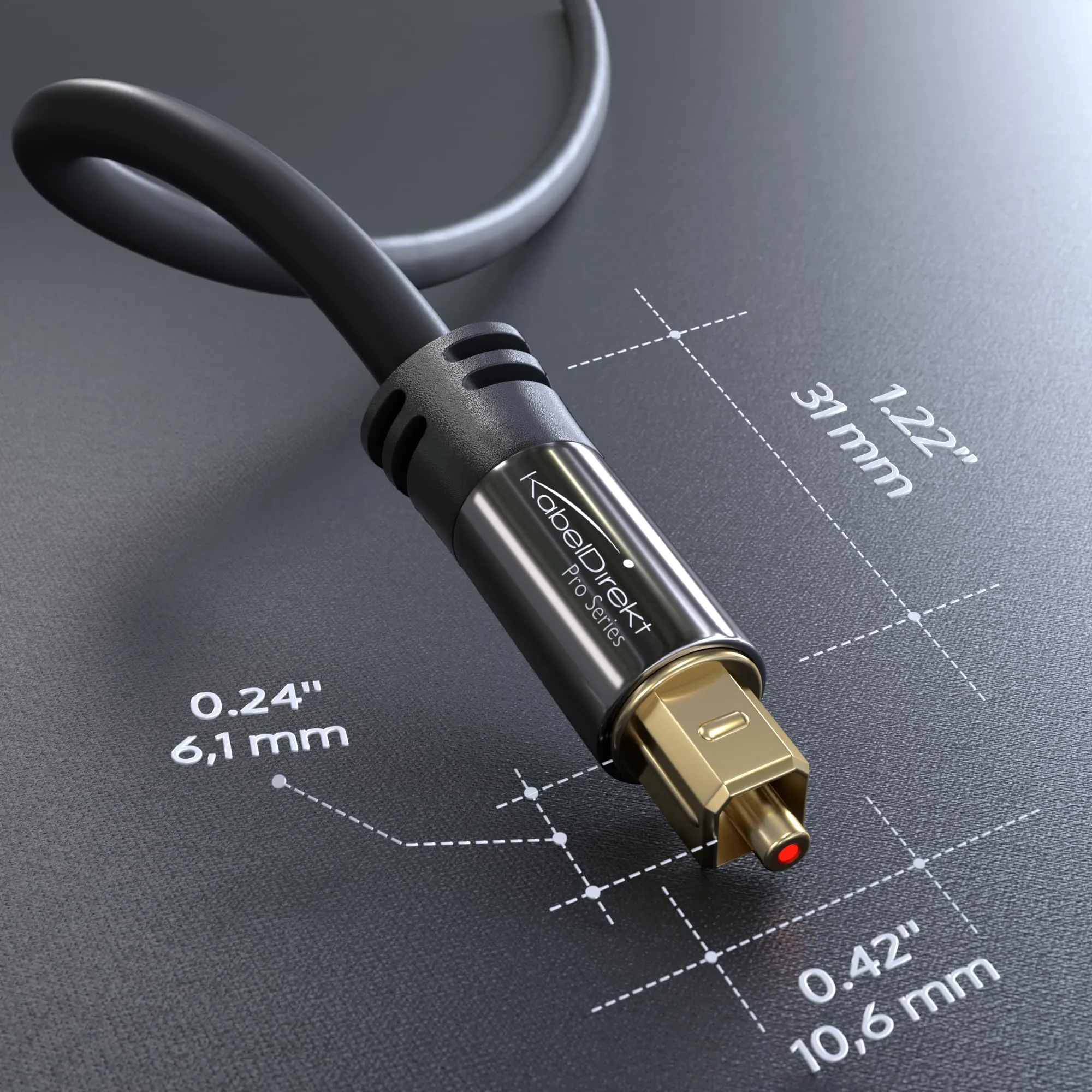 KabelDirekt Cavo Audio Ottico TOSLINK 5x3m - immagine 7