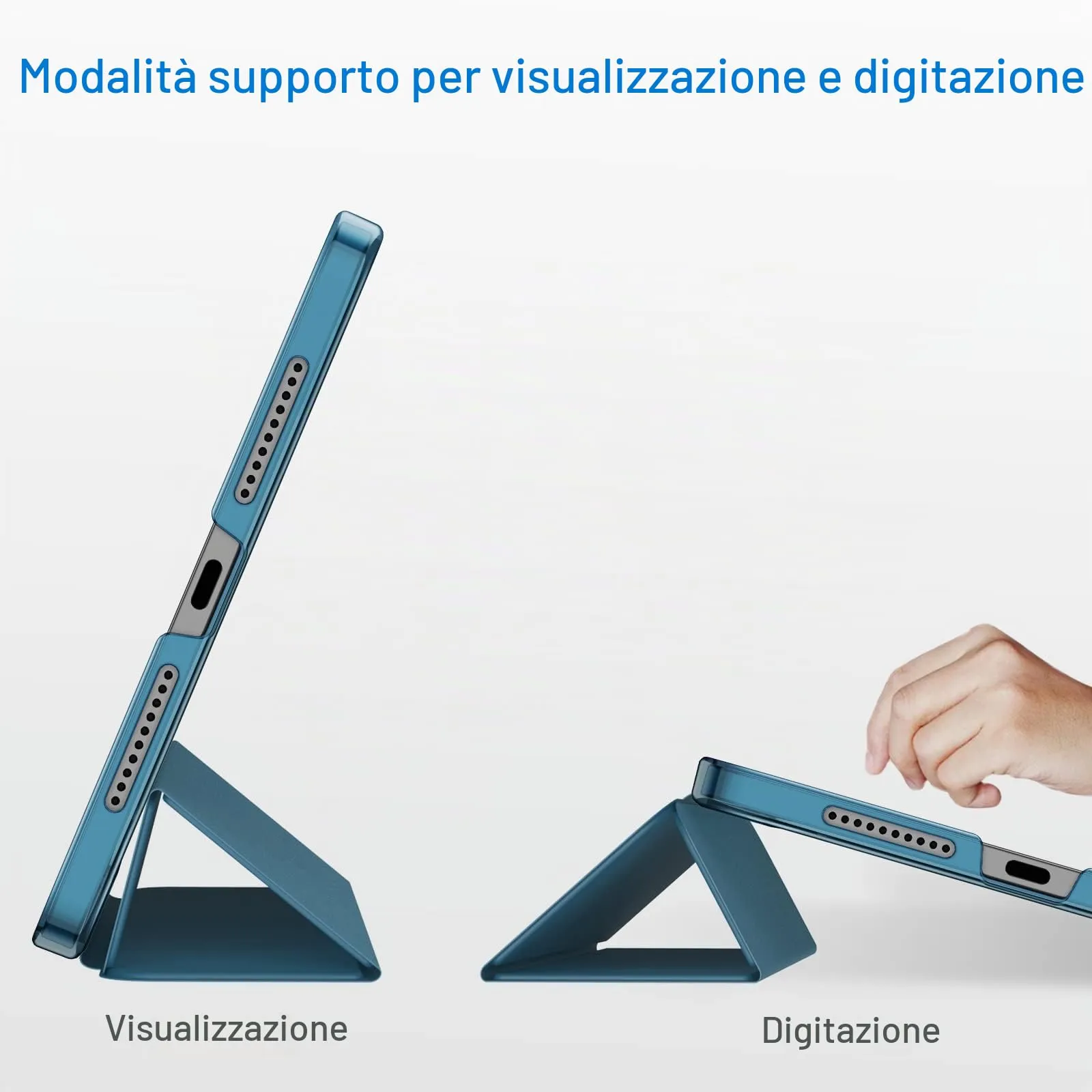 JETech Custodia per iPad mini A17 Pro / 6ª Gen, Verde Acqua - immagine 5