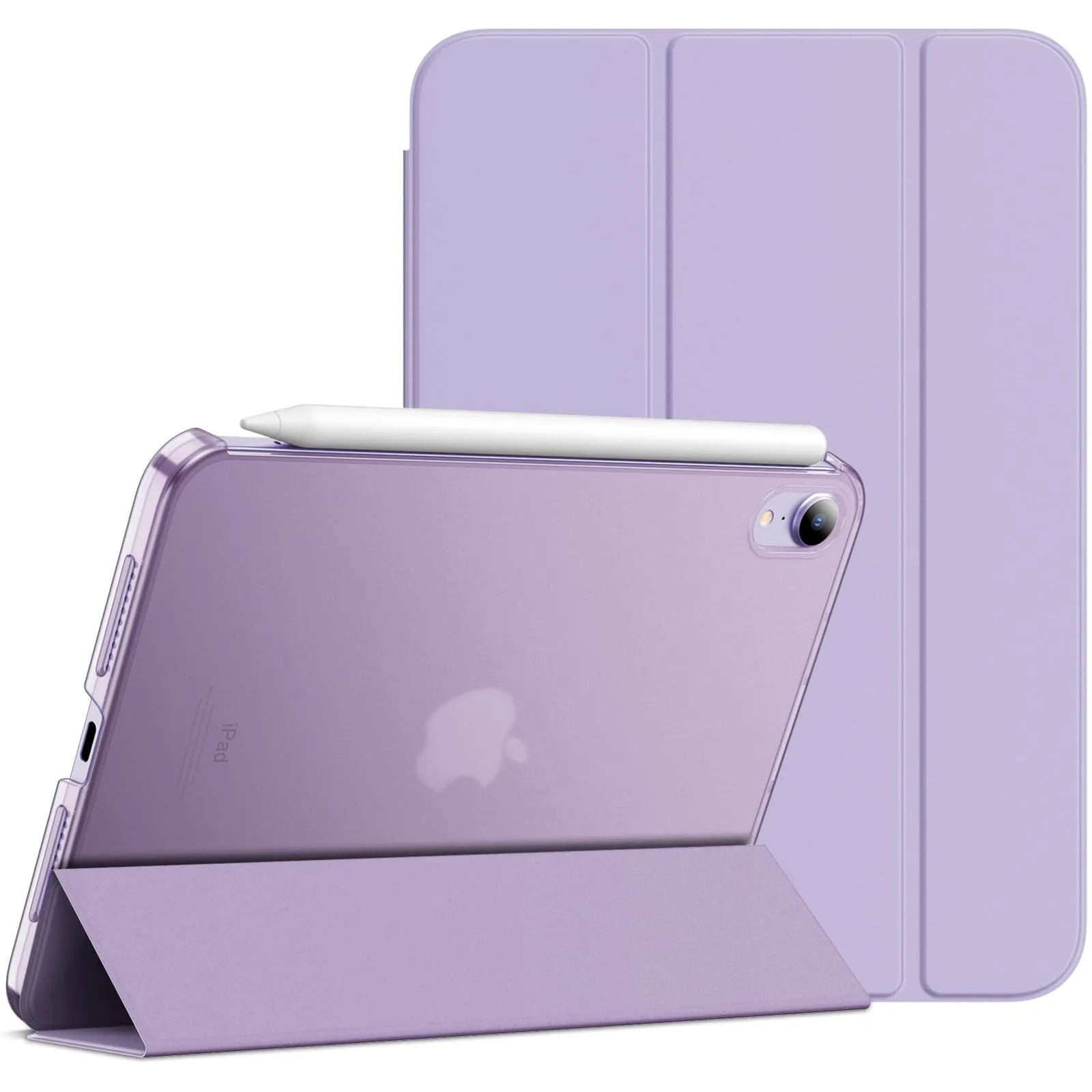 JETech Custodia per iPad mini A17 Pro/6ª Gen, Viola Chiaro - immagine 1