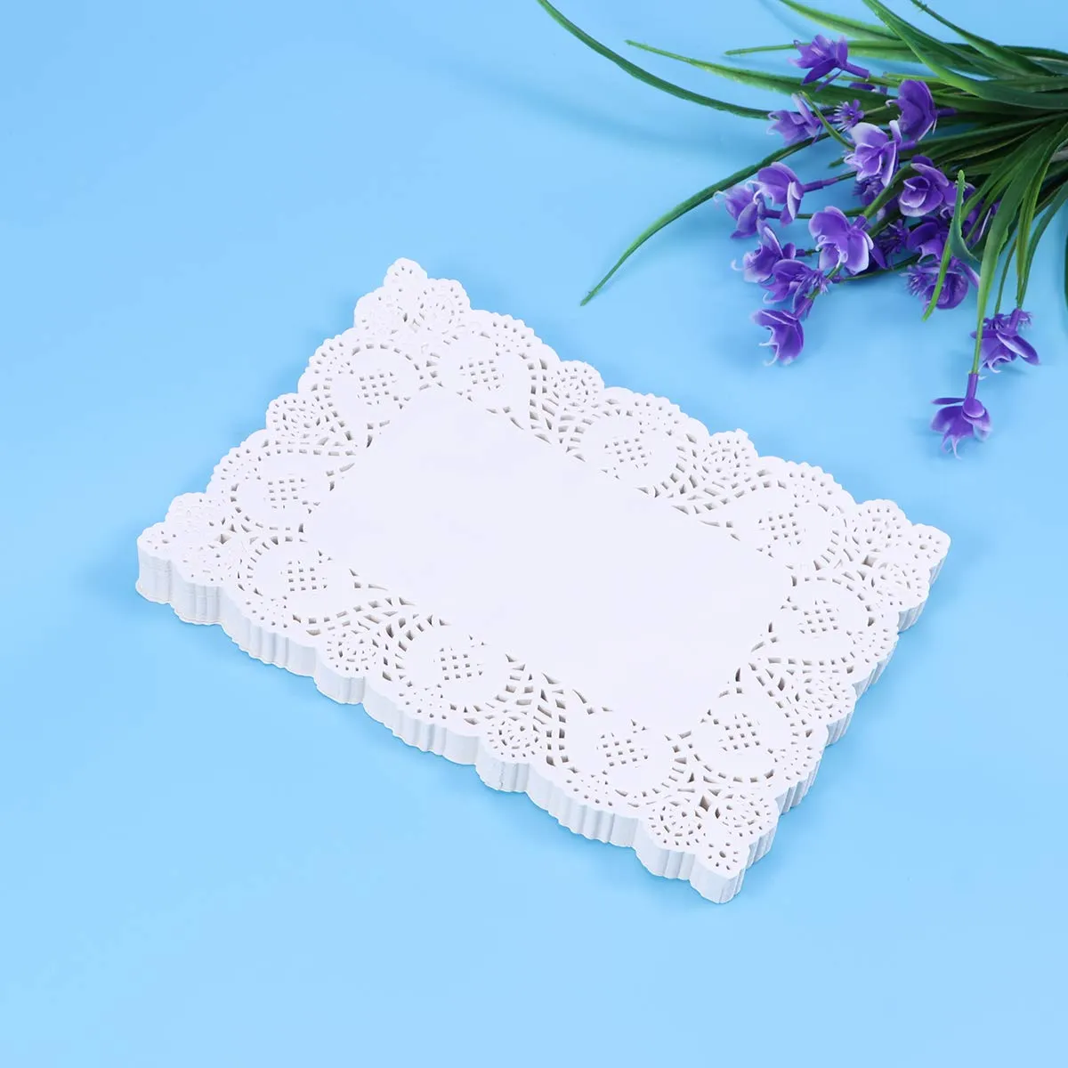 SUPVOX Centrini di Pizzo Bianco Decorativi, 23x16cm, 140 Pezzi - immagine 3