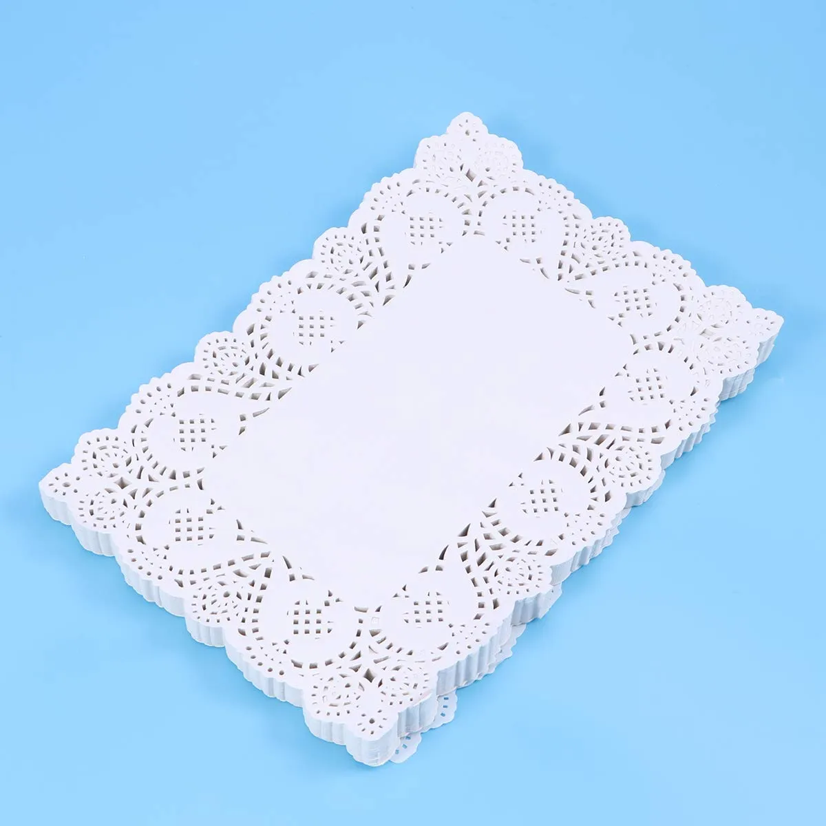 SUPVOX Centrini di Pizzo Bianco Decorativi, 23x16cm, 140 Pezzi - immagine 4