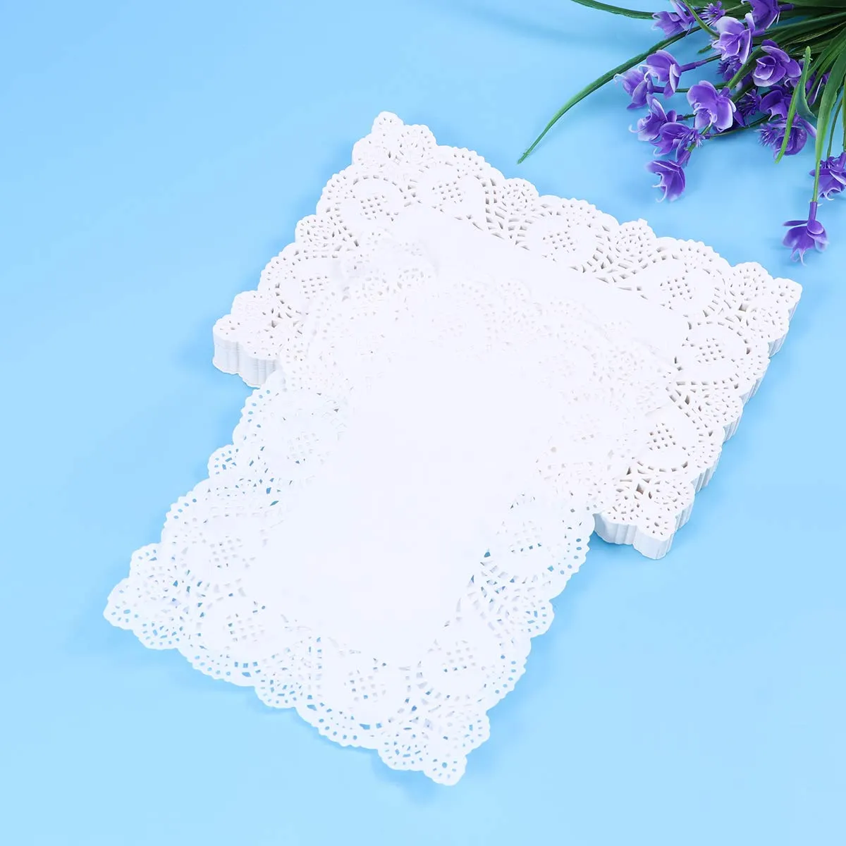 SUPVOX Centrini di Pizzo Bianco Decorativi, 23x16cm, 140 Pezzi - immagine 5