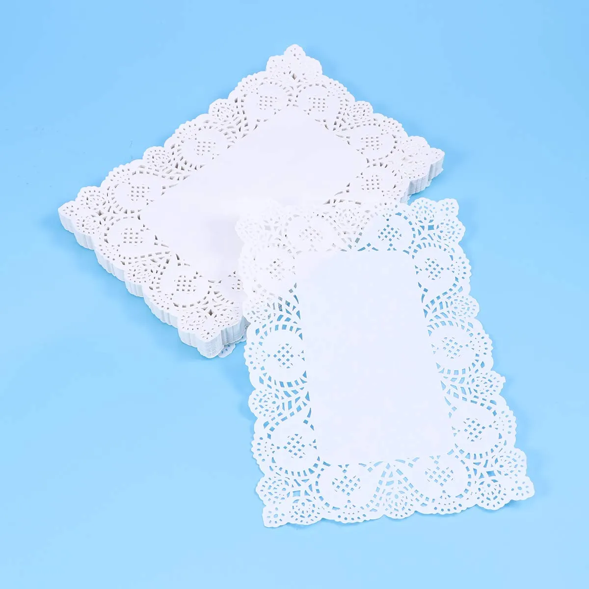 SUPVOX Centrini di Pizzo Bianco Decorativi, 23x16cm, 140 Pezzi - immagine 6