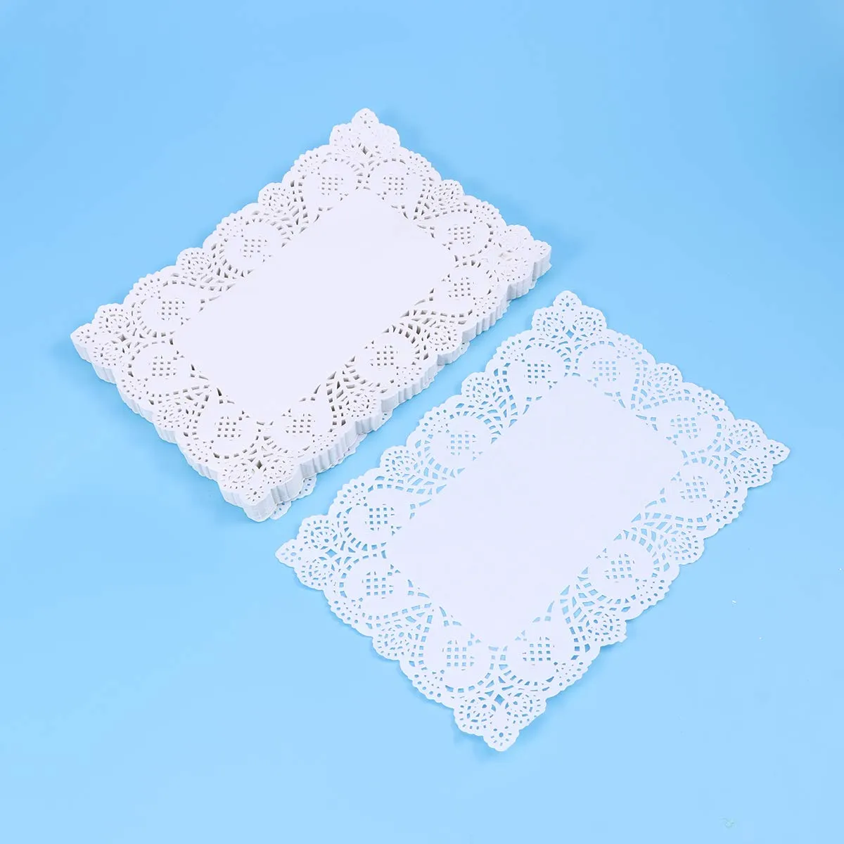 SUPVOX Centrini di Pizzo Bianco Decorativi, 23x16cm, 140 Pezzi - immagine 8