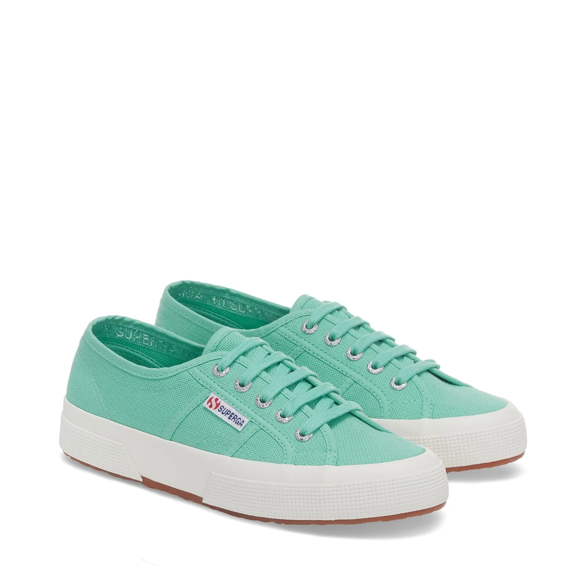 Superga 2750-COTU Classic Sneakers, Green Water Favorio, Cotton, Size 39 - immagine 4