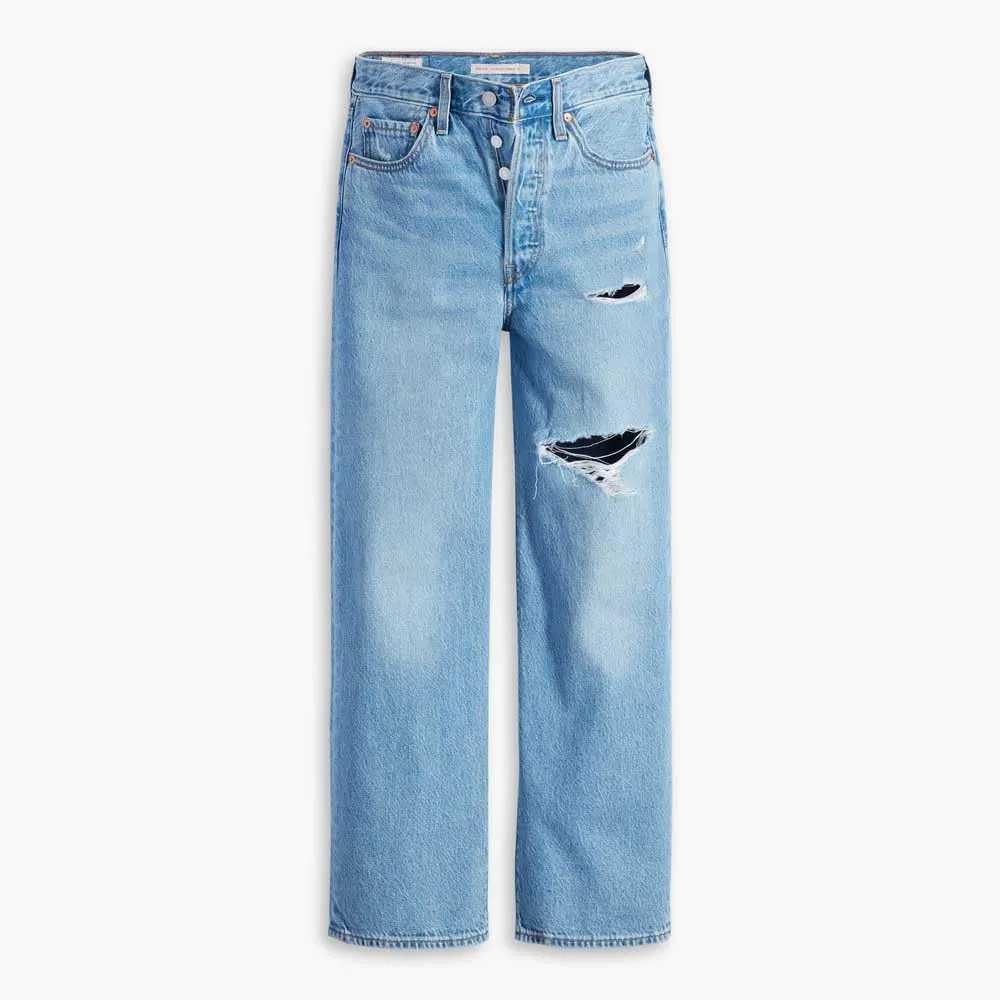 Levi's Ribcage Straight Ankle Jeans, In The Middle W Damage, 28W / 29L - immagine 5