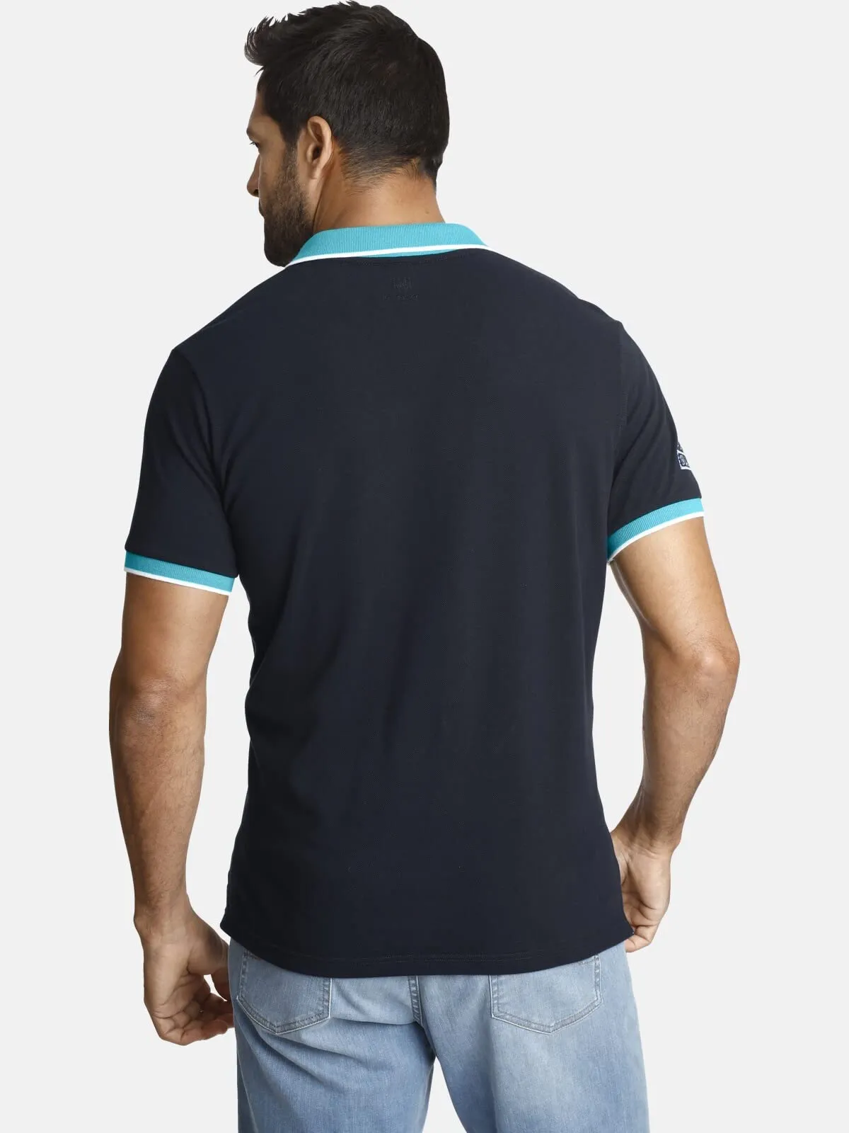 Jan Vanderstorm Polo Iwar Blu scuro 6XL - immagine 3