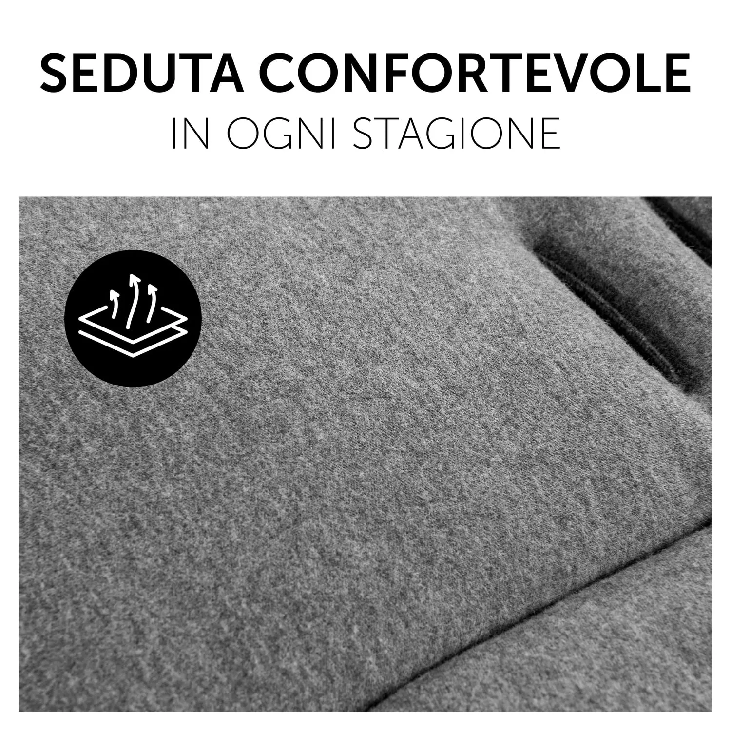 hauck Copriseduta Universale per Passeggino e Rimorchio Bici, Grigio Scuro, 70x37x3 cm - immagine 4