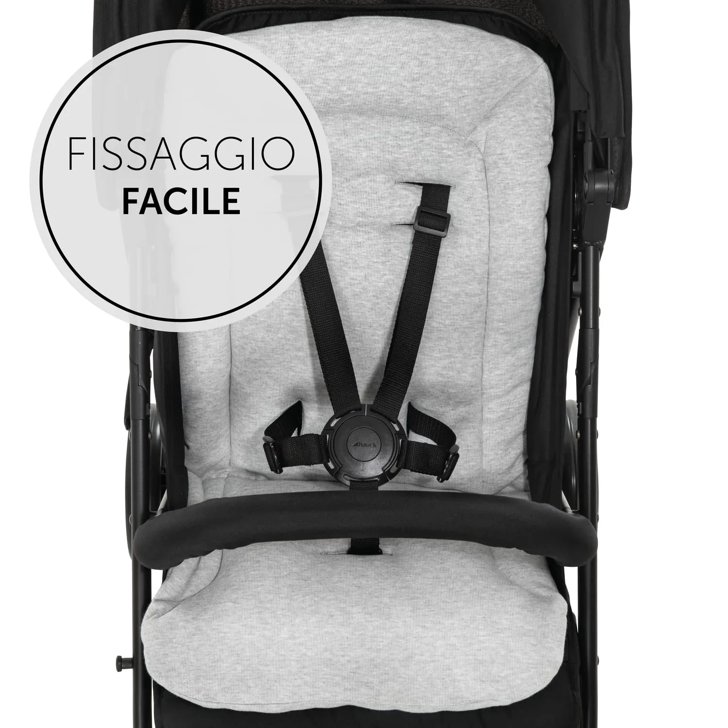 hauck Copri Passeggino Cotone Traspirante, 70 x 37 x 3 cm, Light Grey - immagine 3