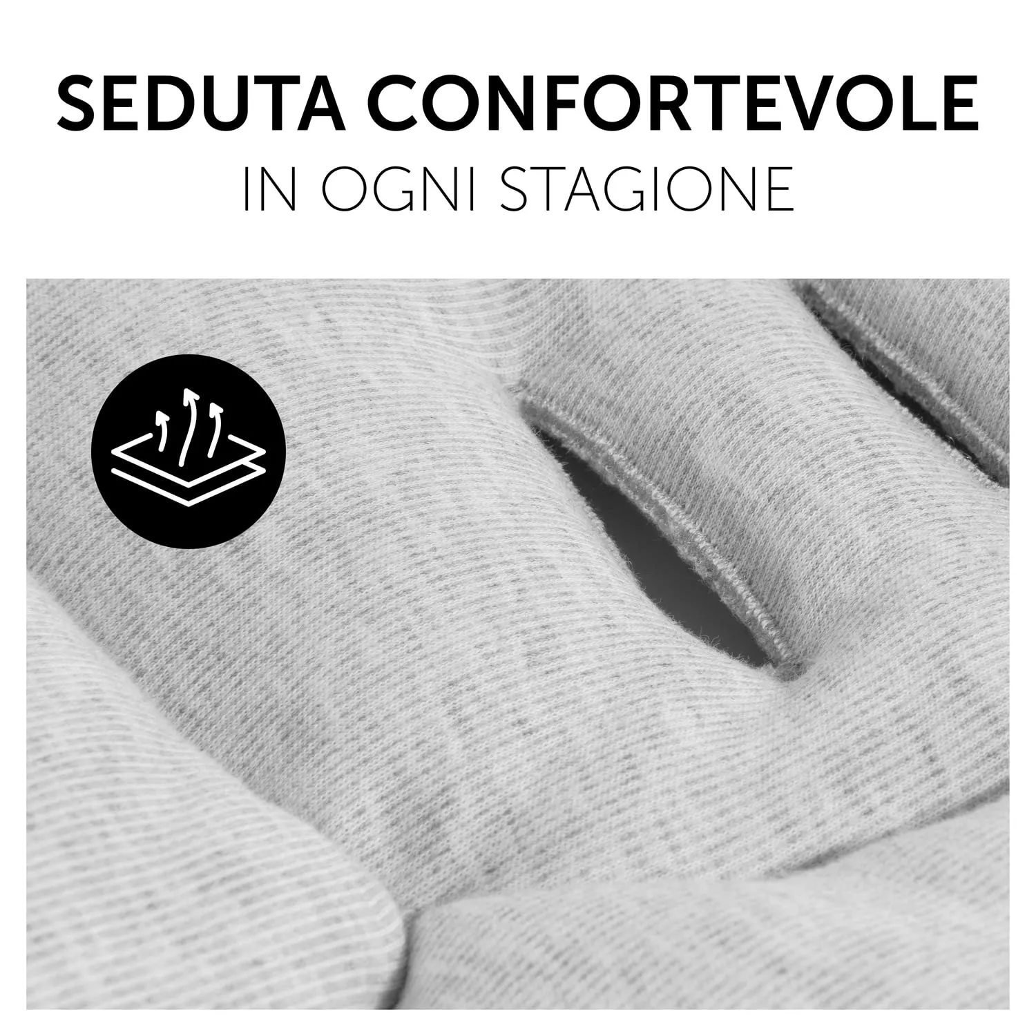 hauck Copri Passeggino Cotone Traspirante, 70 x 37 x 3 cm, Light Grey - immagine 4