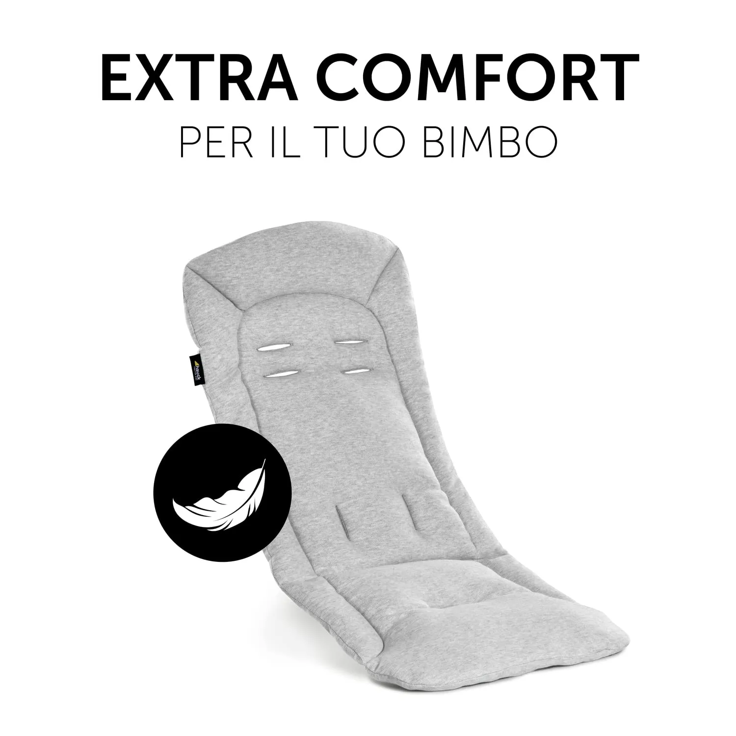 hauck Copri Passeggino Cotone Traspirante, 70 x 37 x 3 cm, Light Grey - immagine 5
