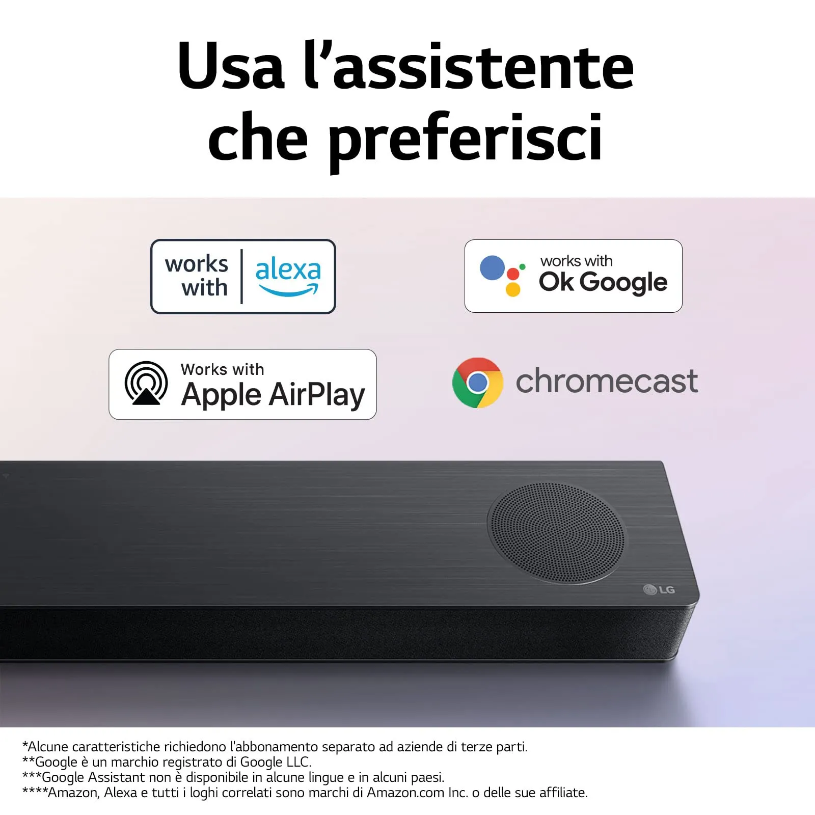 LG S80QR Soundbar 5.1.3 Canali con Subwoofer Wireless e Casse Posteriori, 620W, Dolby Atmos, DTS:X, IMAX Enhanced, Meridian - immagine 7