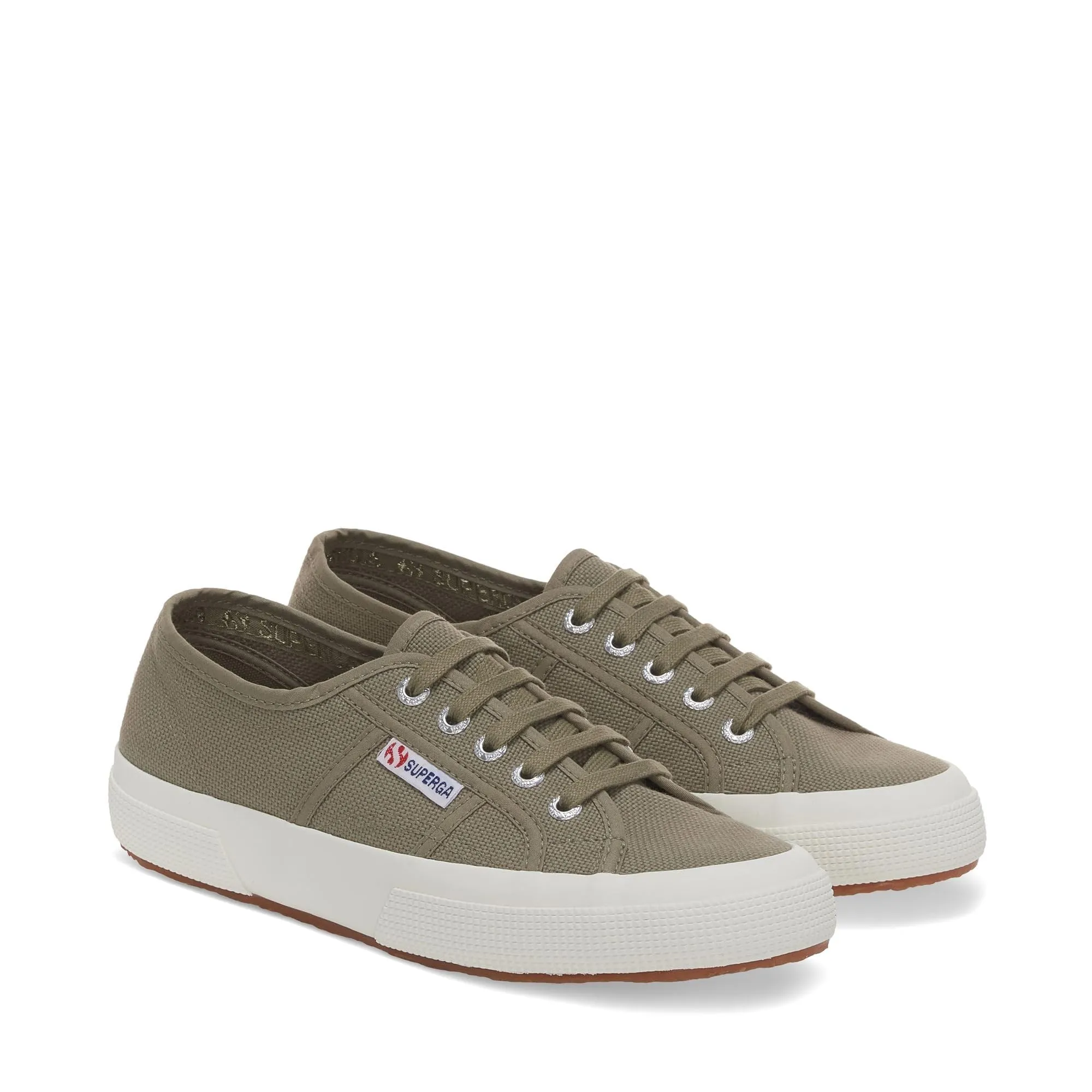 Superga 2750-cotu Classic Low Top Sneakers, Green Safari Favori, 41.5 EU - immagine 3